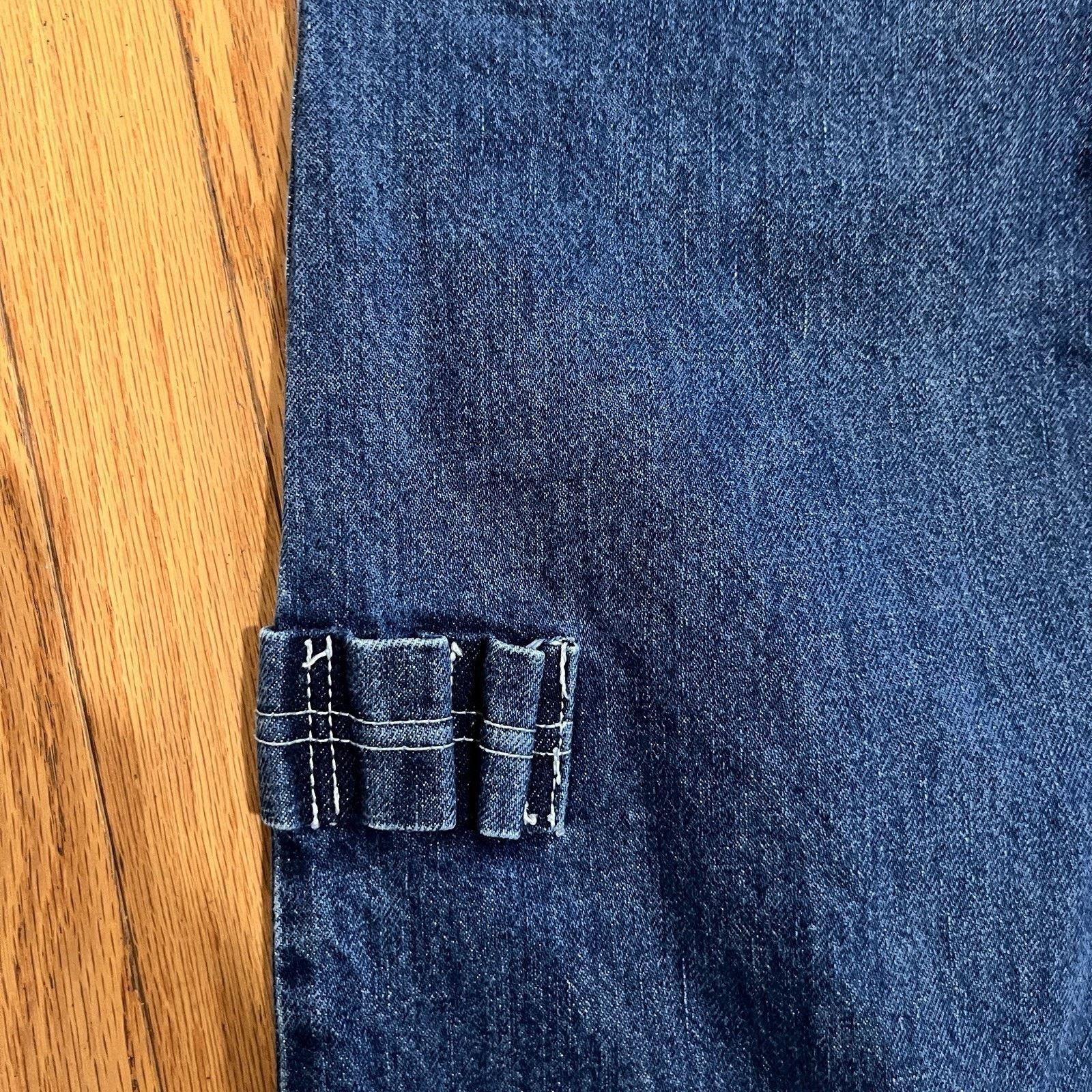 JNCO 90s USA made Vintage GAT Flare Baggy Denim Pants Rave Y2K Size US 34 / EU 50 - 5 Thumbnail