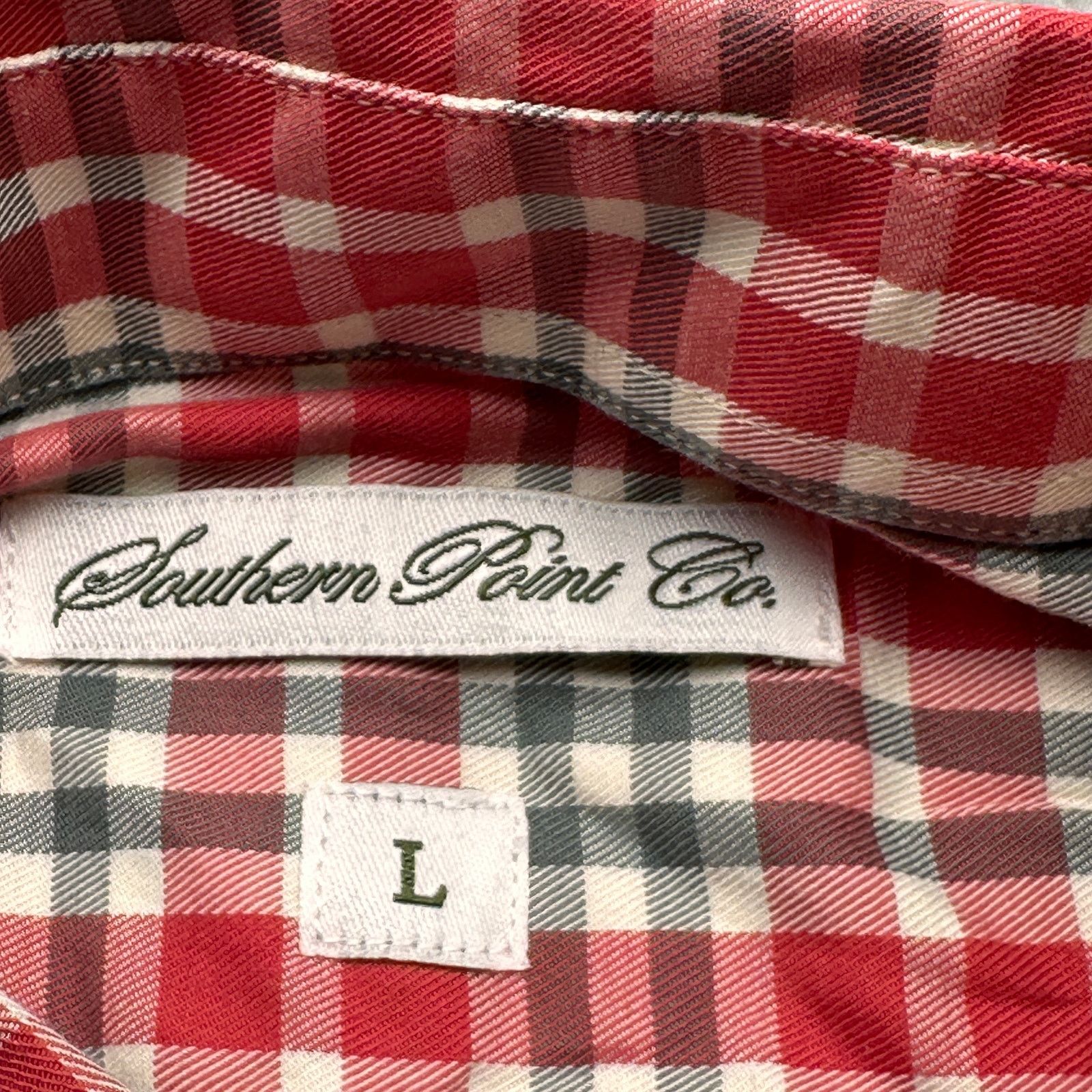 Other Southern Point Long Sleeve Button Down Plaid Shirt Mens L Size US L / EU 52-54 / 3 - 2 Thumbnail