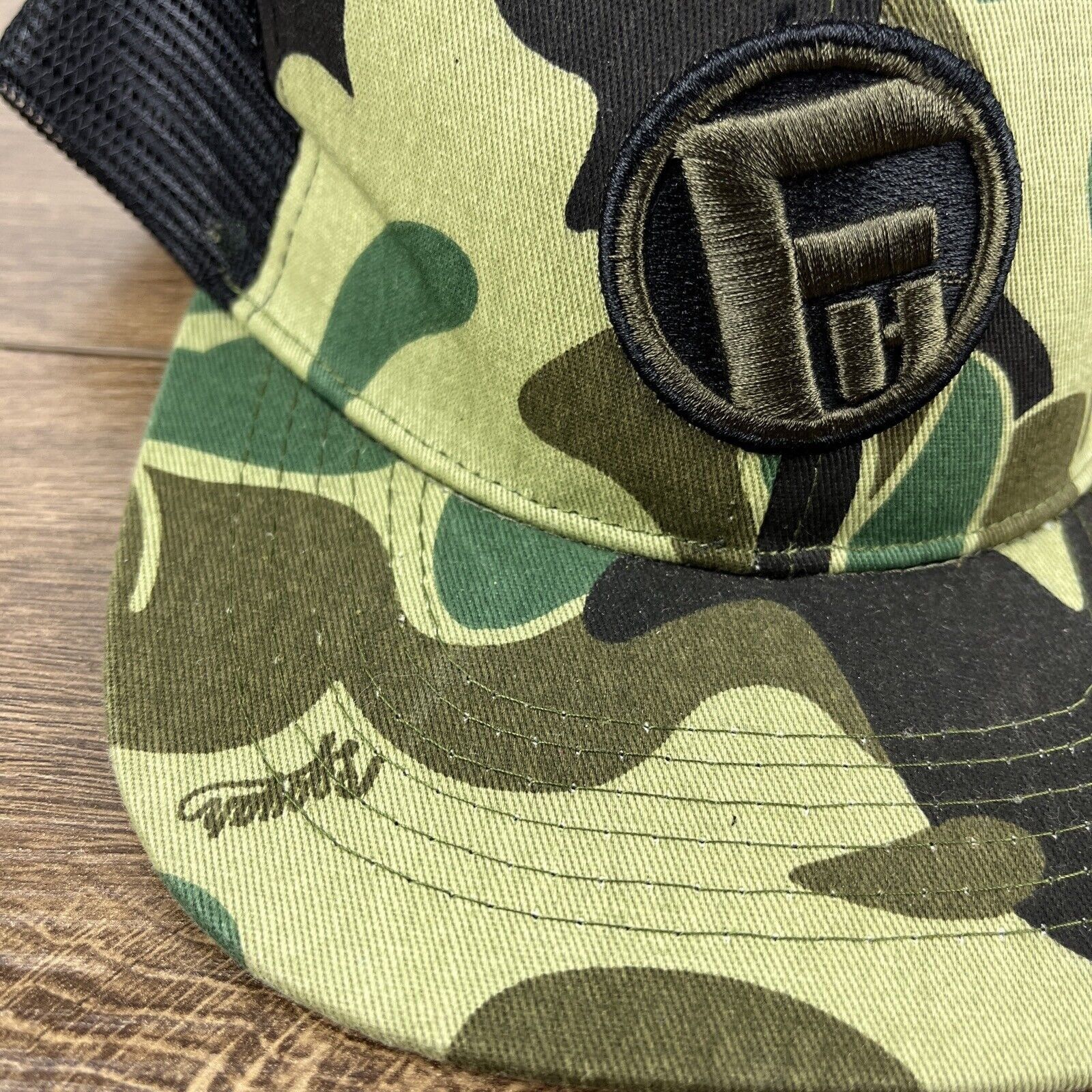 Other Farmhand Brands Hat Farmhand Hat Camo Green Hat Adjustable G Size ONE SIZE - 7 Thumbnail