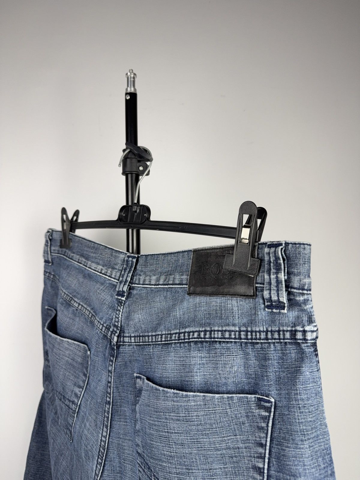 Hugo Boss Retro 90s Hugo Boss Vintage Y2K Durango Denim Shorts Size US 35 - 9 Thumbnail