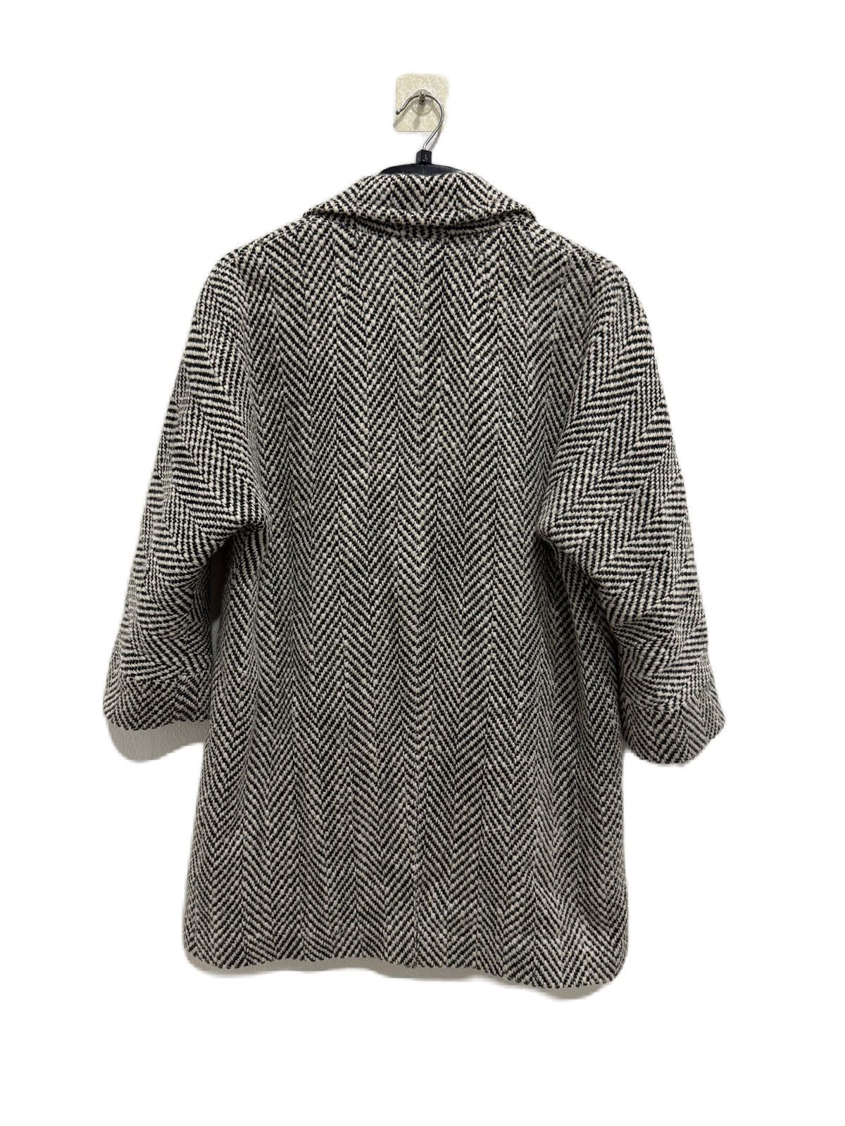 Paul Smith Paul Smith Women’s Herringbone 3/4 Sleeve Wool Tweed Jacket Size M / US 6-8 / IT 42-44 - 6 Thumbnail