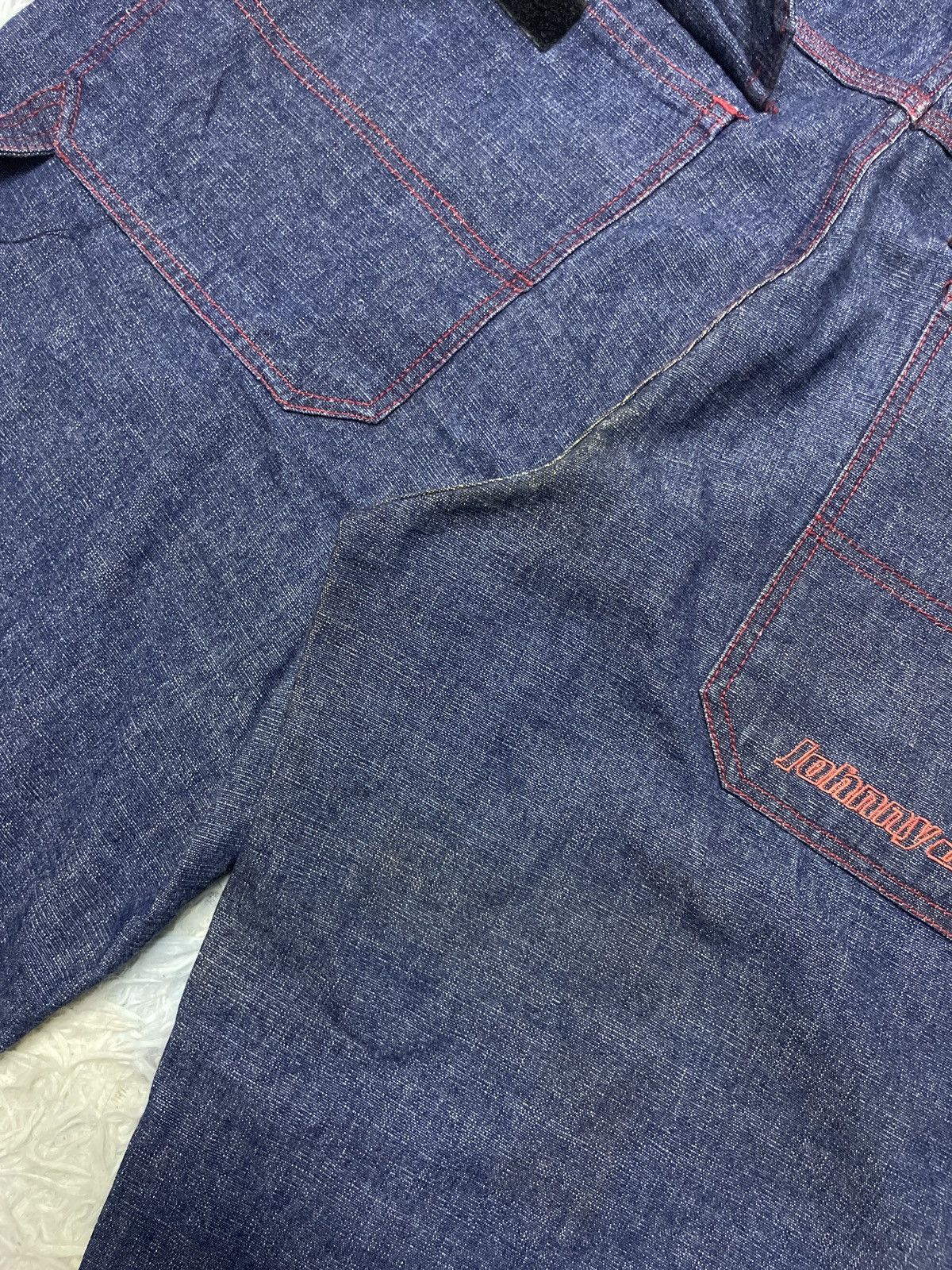 Vintage × Wu-Tang Clan 💥Hearing offer💥Vintage Y2k Jonny blaze denim jorts pants Size US 36 / EU 52 - 10 Thumbnail