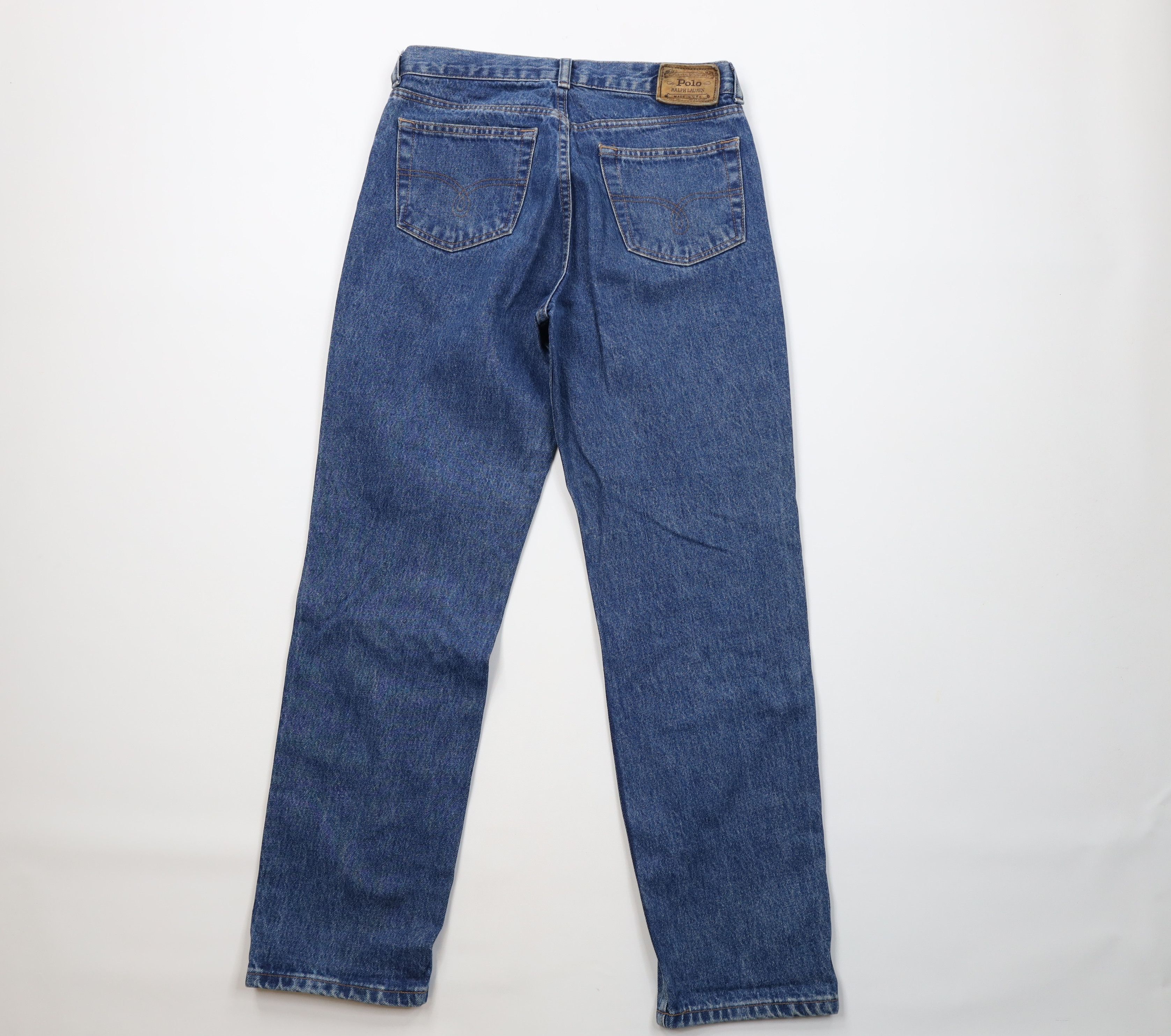 Ralph Lauren Vintage 90s Ralph Lauren Straight Leg Denim Jeans Blue USA Size US 32 / EU 48 - 10 Thumbnail