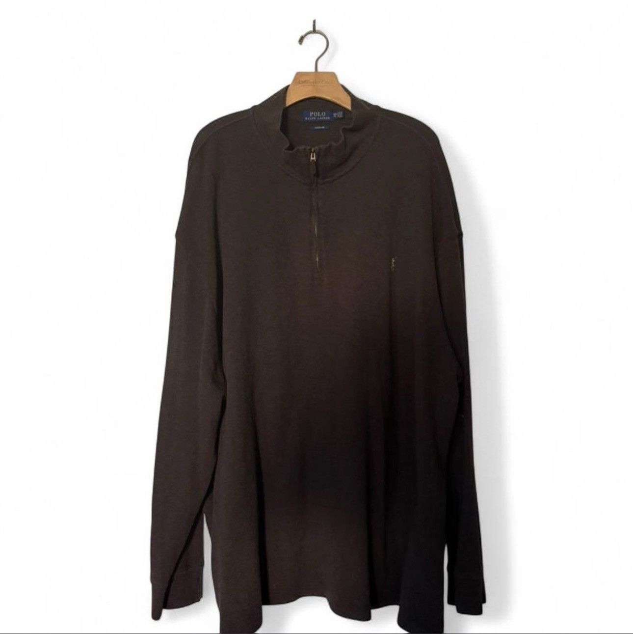 Polo Ralph Lauren Polo Ralph Lauren Estate Rib Quarter Zip Sweatshirt 4XB Size US XXL / EU 58 / 5 - 1 Thumbnail