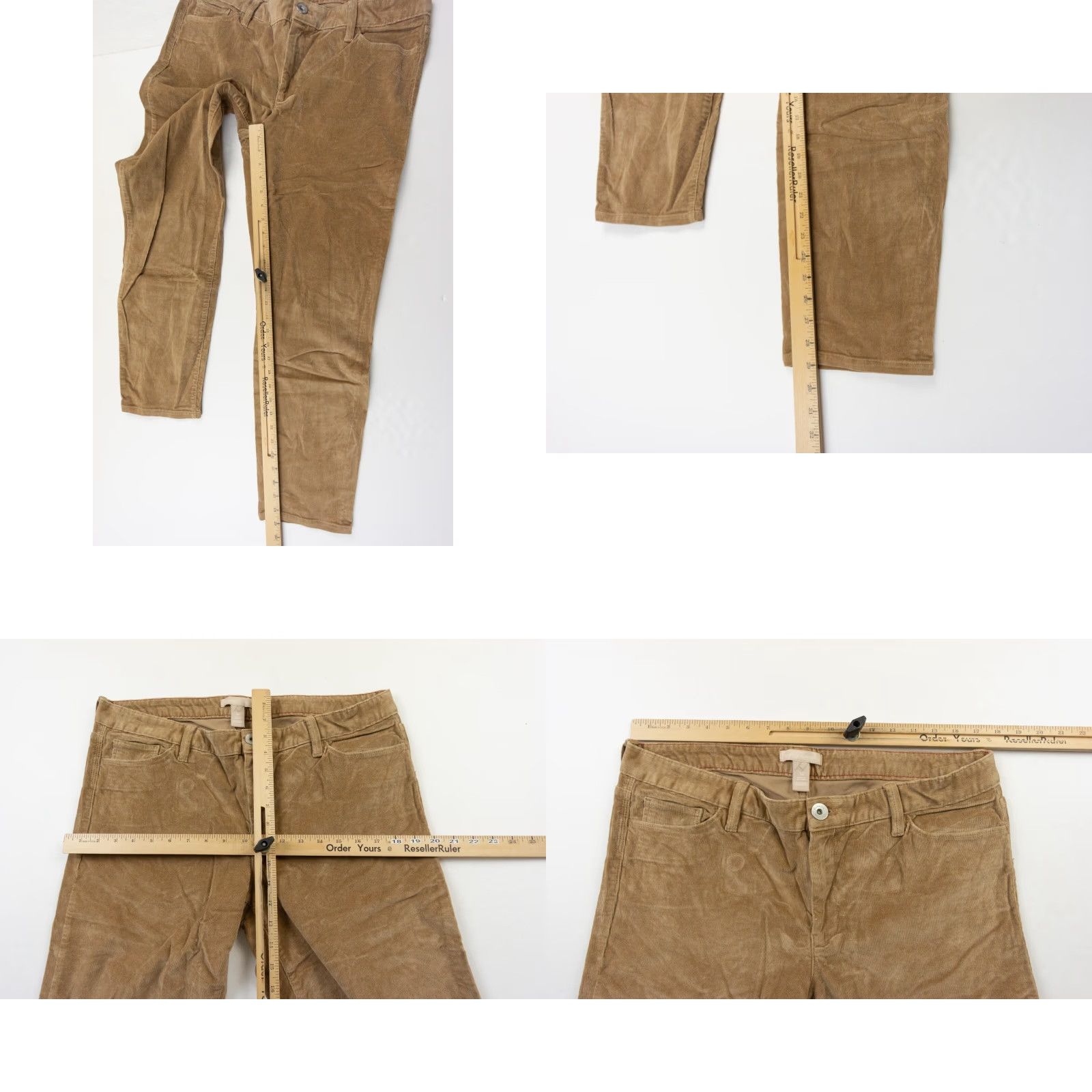 Banana Republic VINTAGE Banana Republic Men's Pants 32x29 Corduroy Ankle Skinny Stretch Casual Brown Size US 32 / EU 48 - 8 Thumbnail