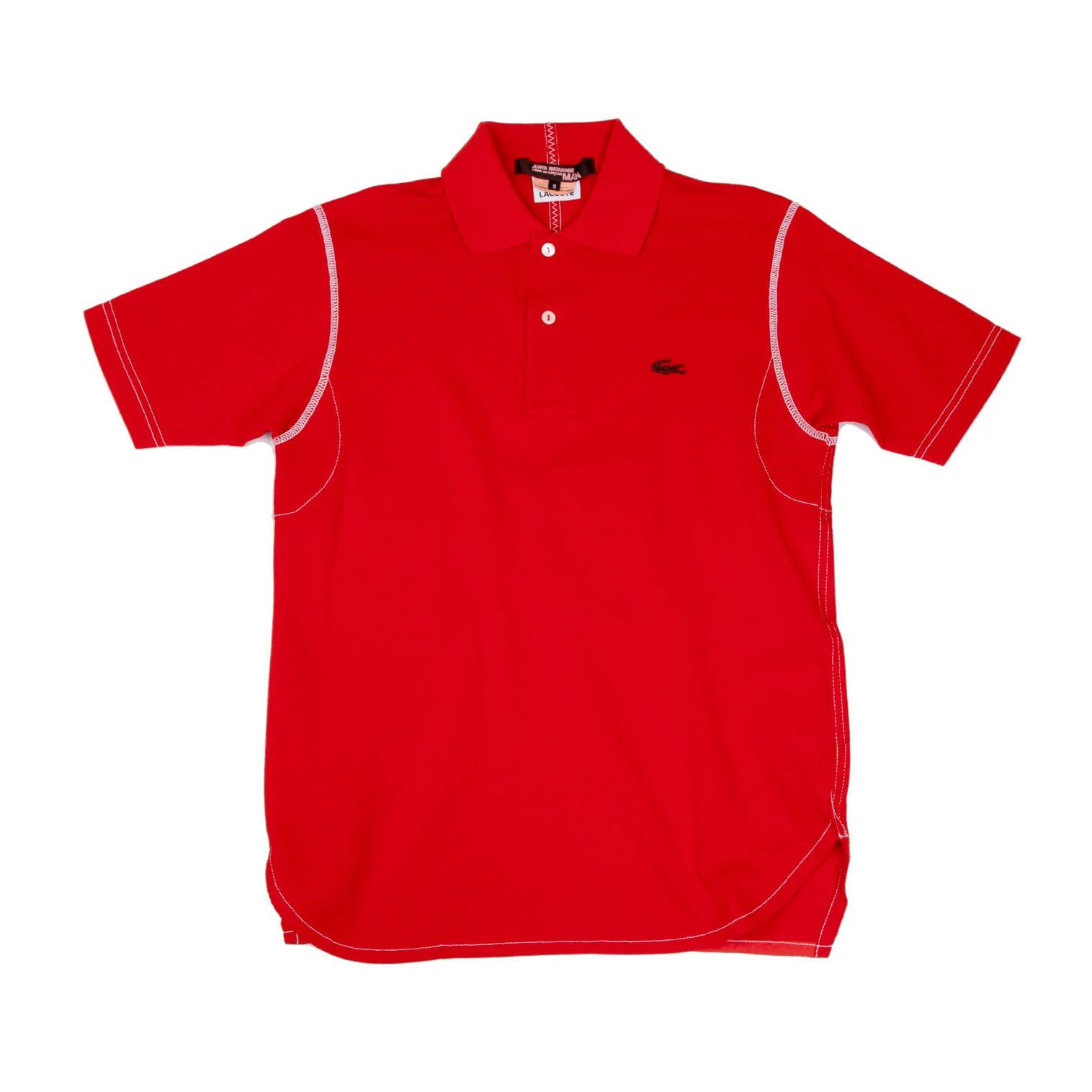 LACOSTE JUNYA WATANABE MAN ポロシャツ S ピンク 中古・古着通販】JUNYA WATANABE MAN (ジュンヤ ワタナベ メン