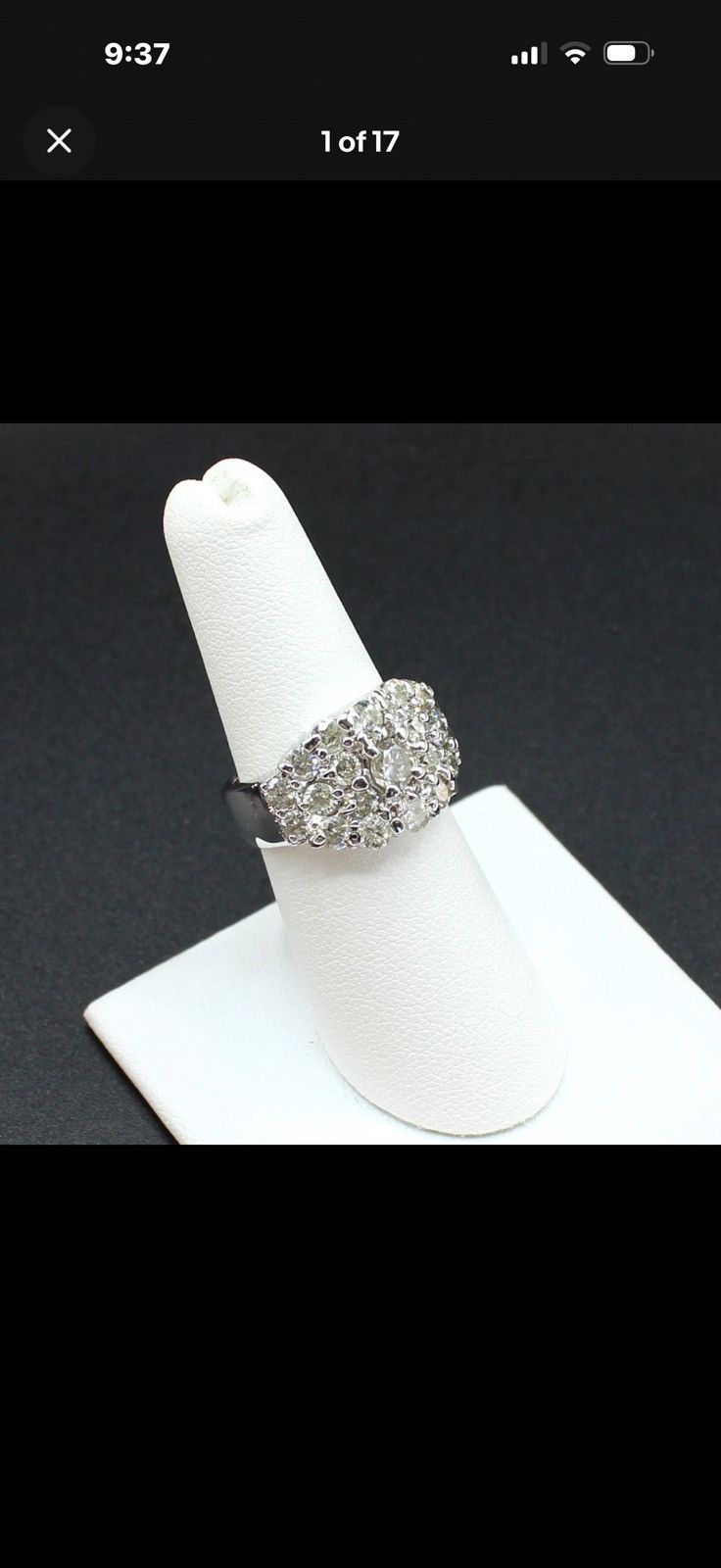 Other 14kt white gold 2.50 carats of natural diamonds Size ONE SIZE - 1 Thumbnail