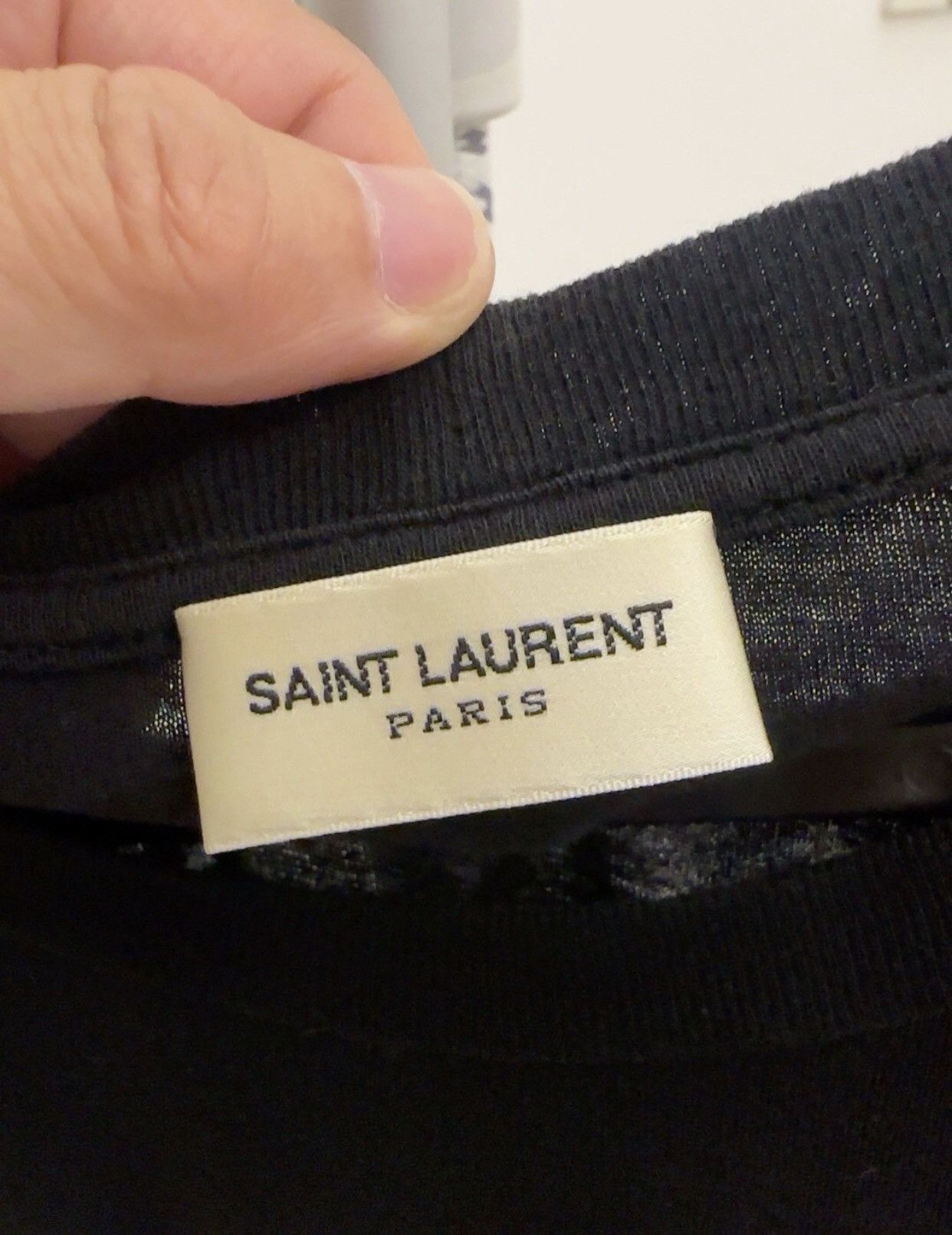 Saint Laurent Paris × Yves Saint Laurent Saint Laurent 16ss Hedi period Baby short sleeved T-shirt Size US M / EU 48-50 / 2 - 5 Thumbnail