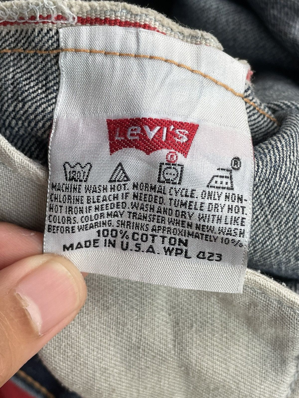 Levi's × Levi's Made & Crafted × Levi's Vintage Clothing “LEVI’S ENGINEERED” 501 SELVEDGE BIG E VINTAGE ‘95 DENIM Size US 30 / EU 46 - 12 Thumbnail