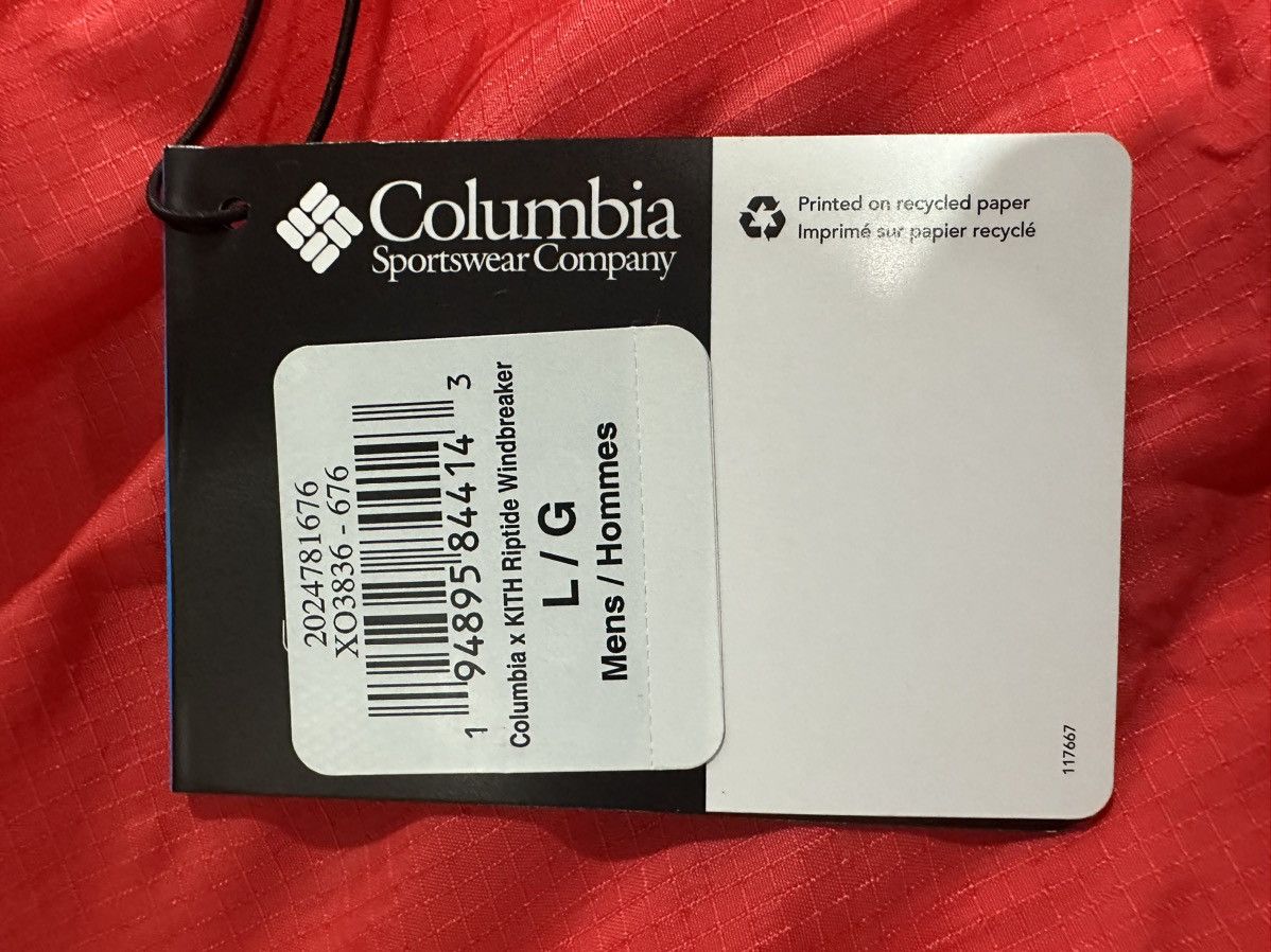 Columbia × Kith KITH X COLUMBIA RIPTIDE WINDBREAKER Size US L / EU 52-54 / 3 - 4 Thumbnail