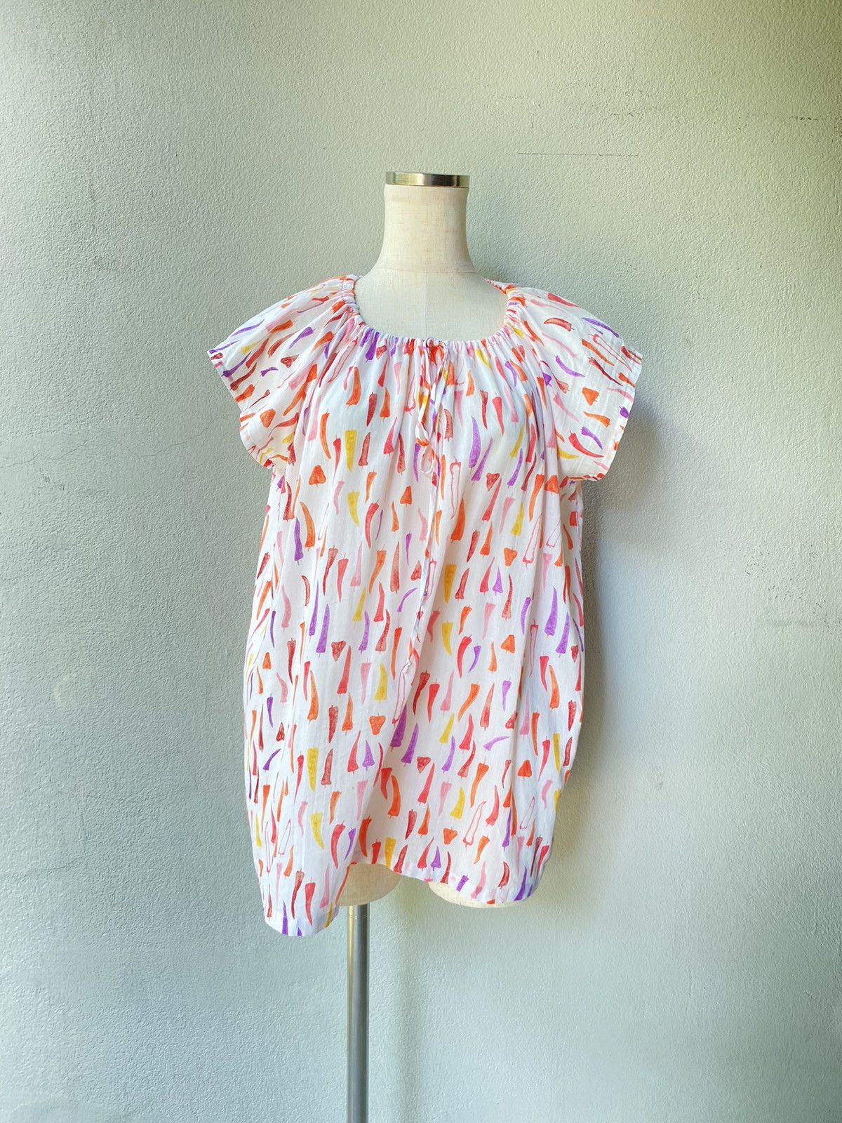 Tsumori Chisato Tsumori chisato SLEEP Bright Off-Shoulder Drawstring Top Size L / US 10 / IT 46 - 13 Thumbnail