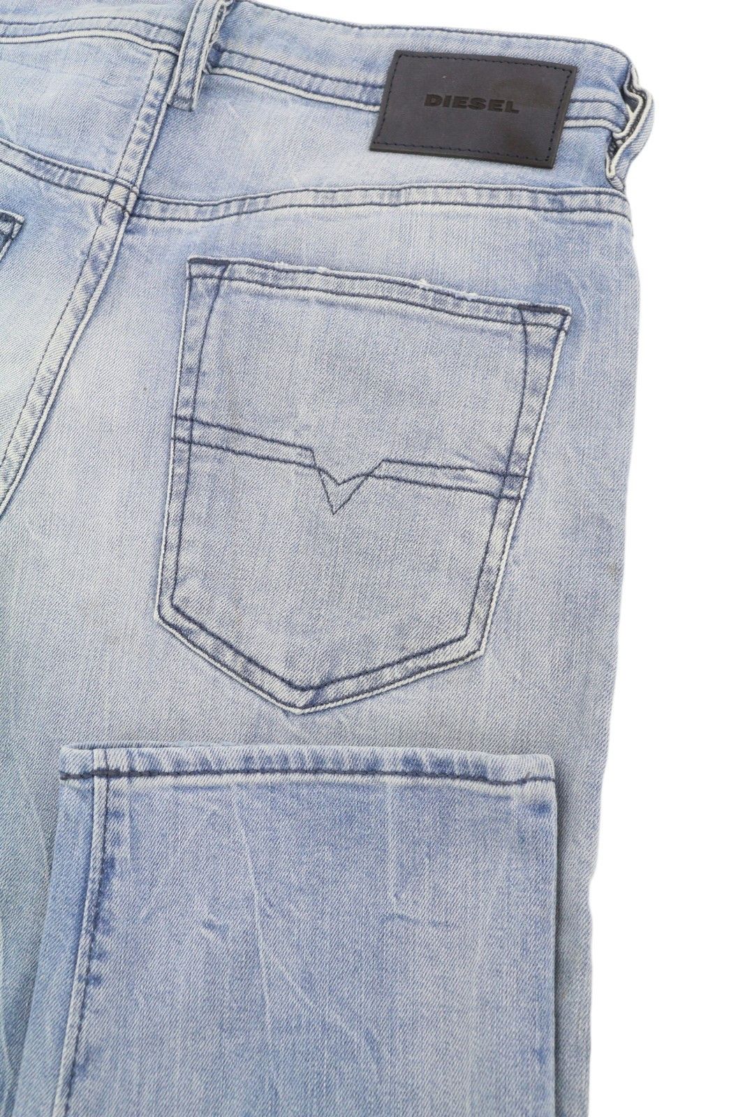 Diesel BUSTER 081AL W27/L32 Blue Faded Slim Tapered Jeans 89133 Size US 27 - 5 Thumbnail