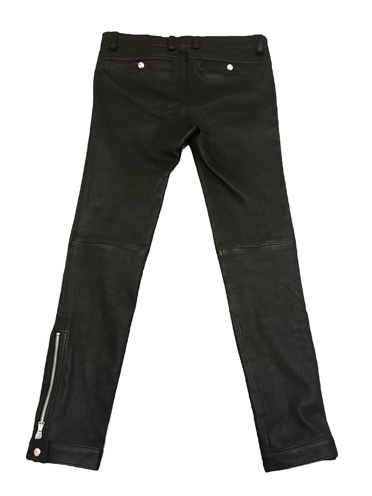 Diesel Black Gold Diesel black Gold label Leather Trousers Size 27" / US 4 / IT 40 - 2 Thumbnail