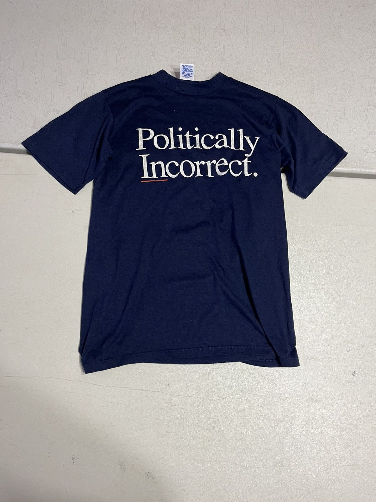 Vintage Vintage 80s politically incorrect shirt Size US S / EU 44-46 / 1 - 1 Thumbnail