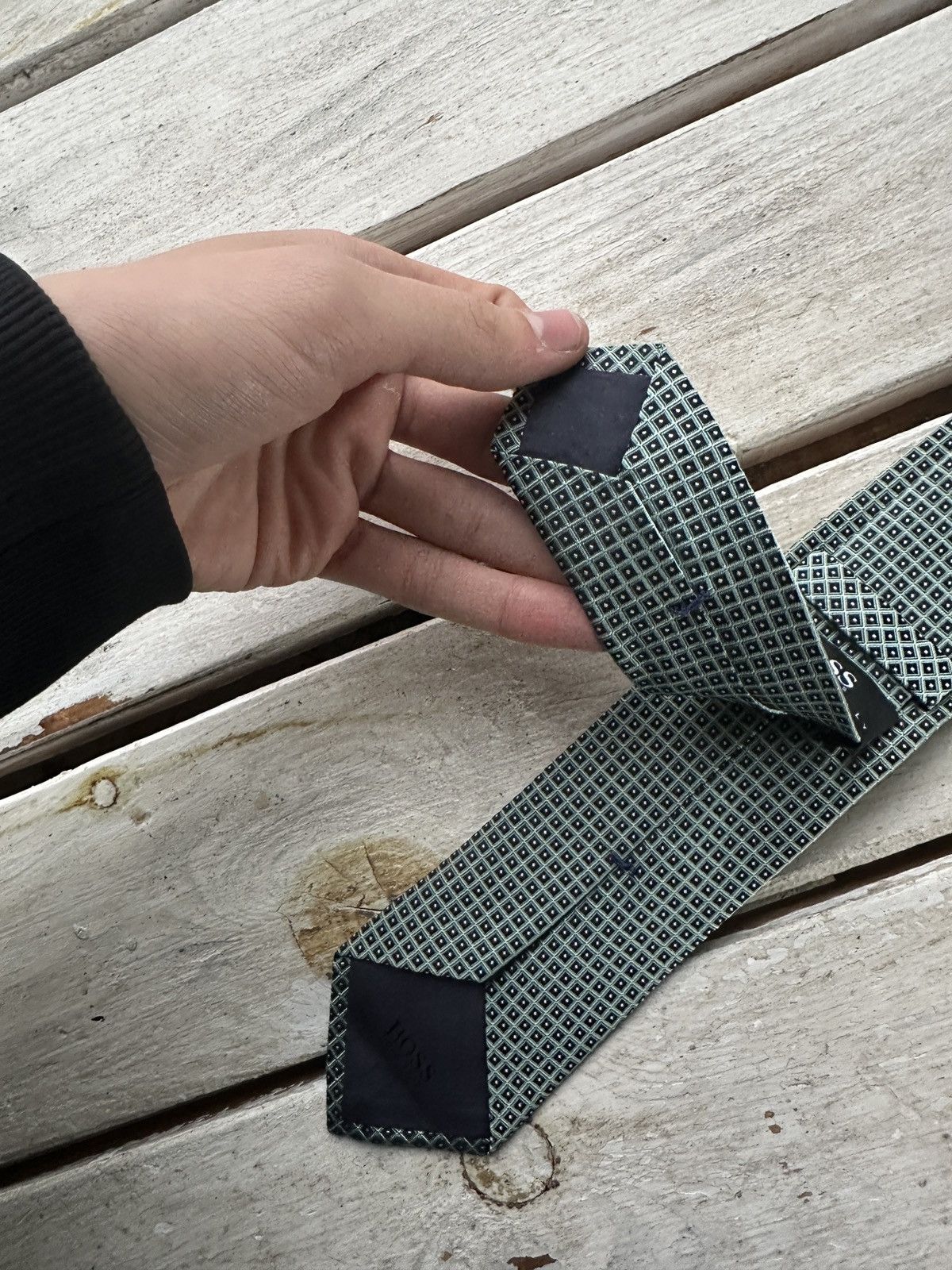 Hugo Boss 🚨Hugo Boss Tie LUXURY VINTAGE RARE OLD MONEY BASIC Size ONE SIZE - 5 Thumbnail