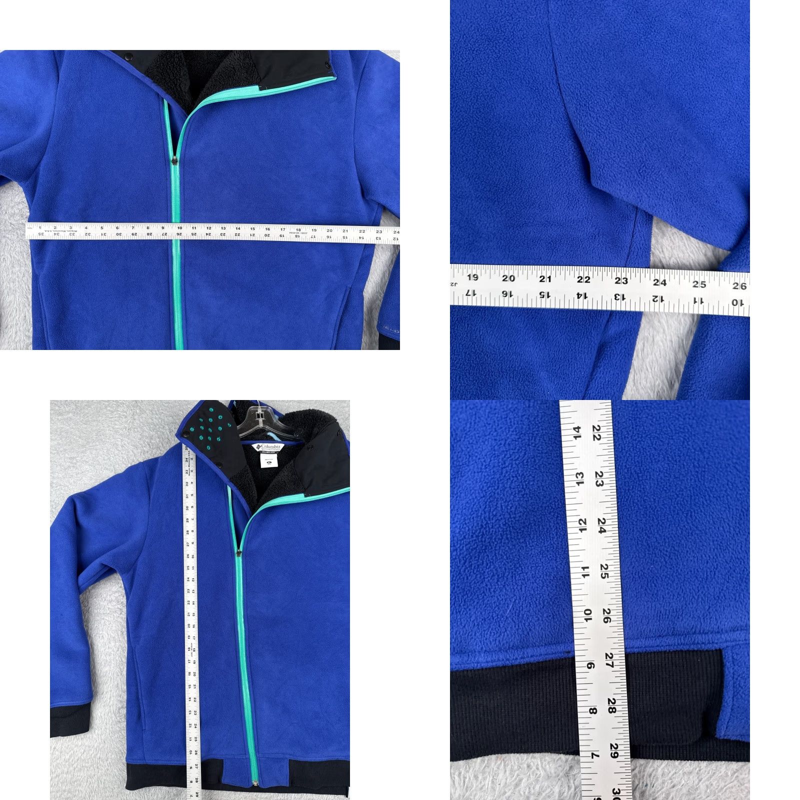 Vintage VINTAGE Columbia Jacket Adult XL Blue Full Zip Fleece Polyester Windbreaker Pockets Men’s 44 in Chest Regular Size US XL / EU 56 / 4 - 8 Thumbnail