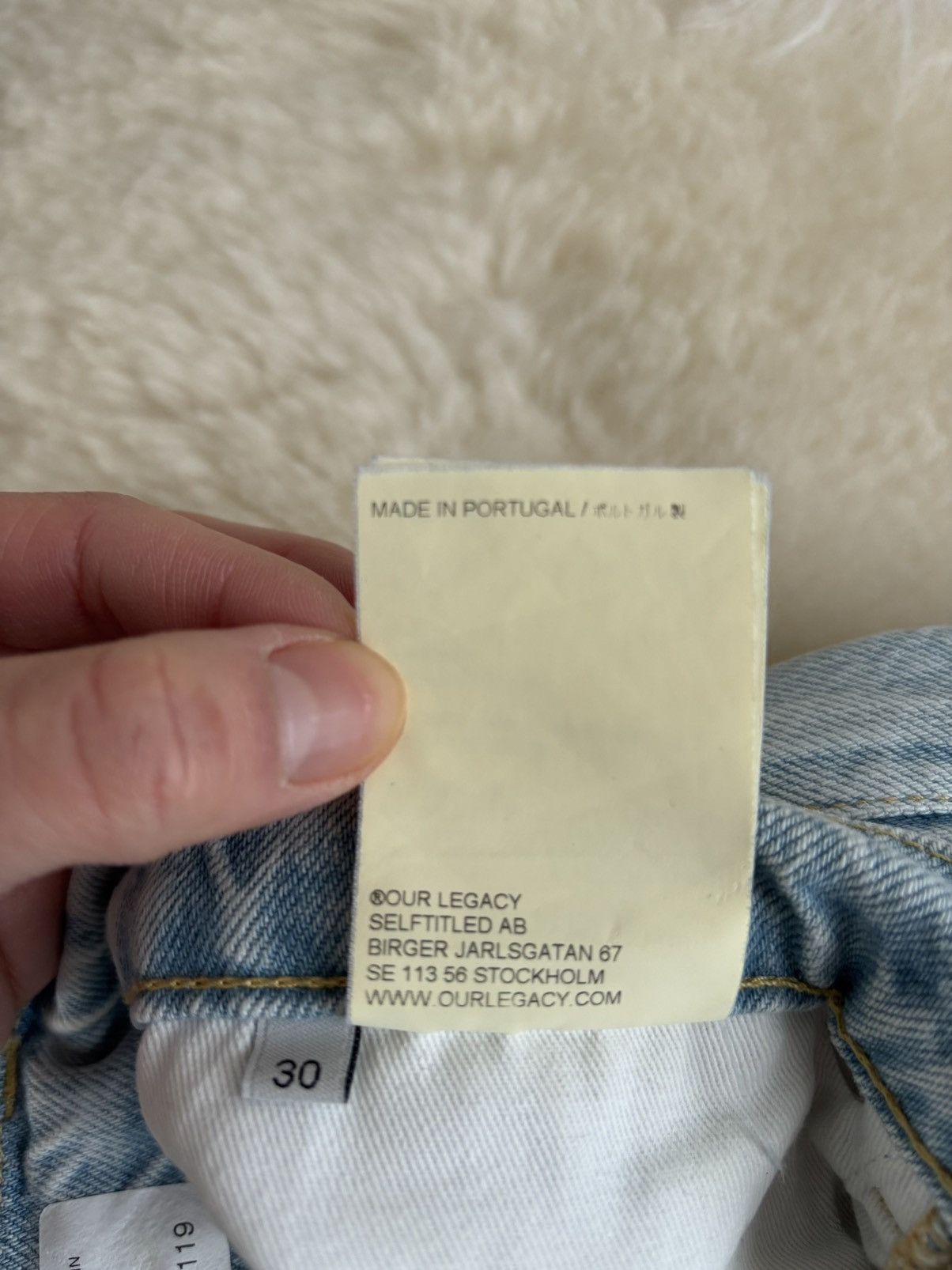 Our Legacy OUR LEGACY EXTENDED THIRD CUT SIZE 30 Size US 30 / EU 46 - 8 Thumbnail