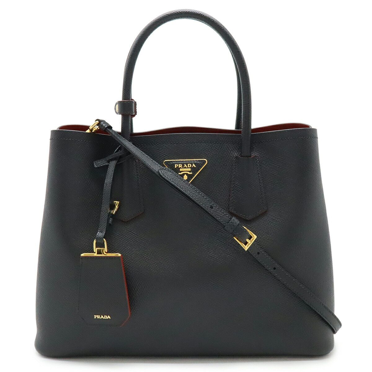 Prada Prada Prada Saffiano 2way Tote Bag Leather Tote Bag B2756T DUTY FREE for USA Size ONE SIZE - 1 Thumbnail