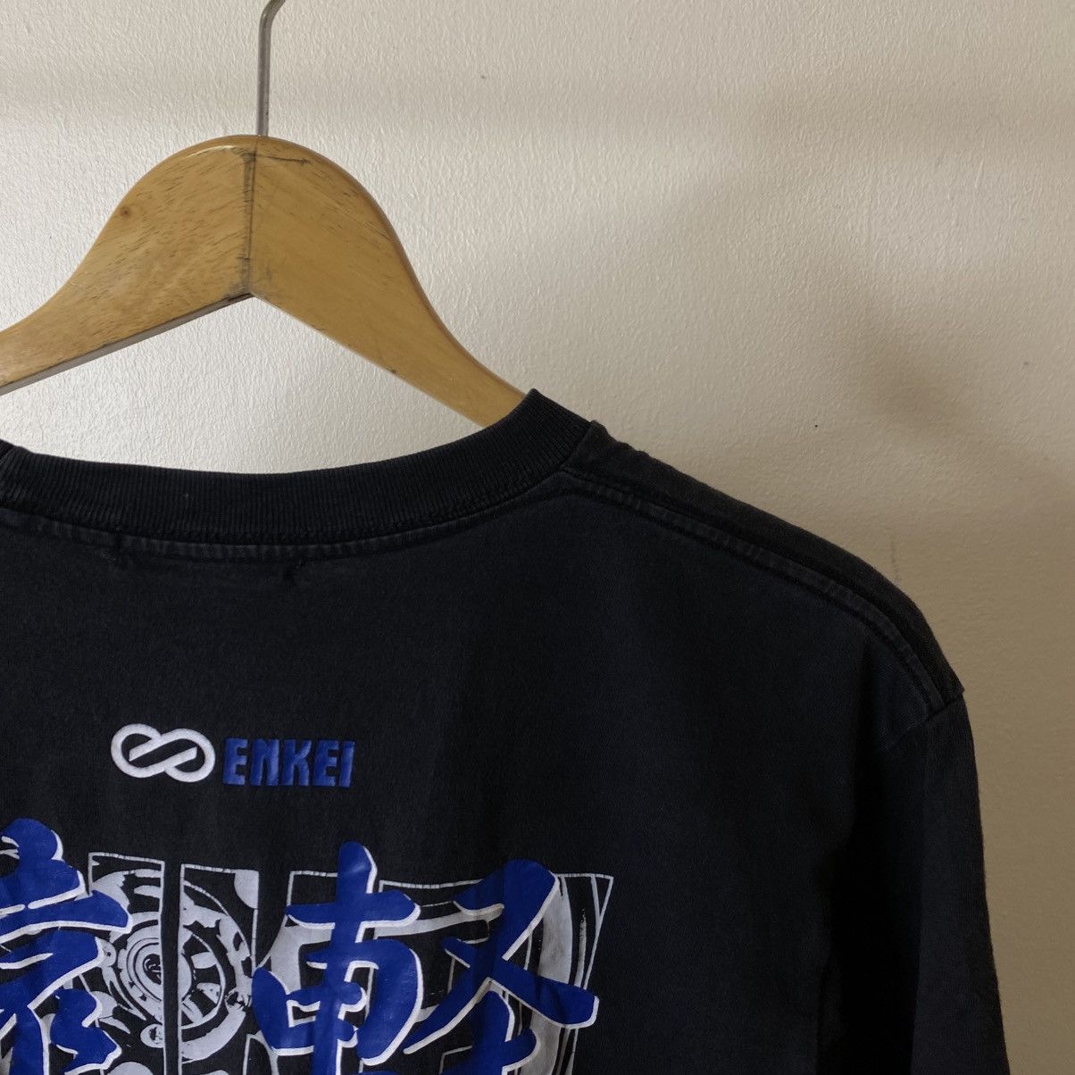 Vintage 2000s Enkei Wheels Racing T Shirt Size US L / EU 52-54 / 3 - 4 Thumbnail