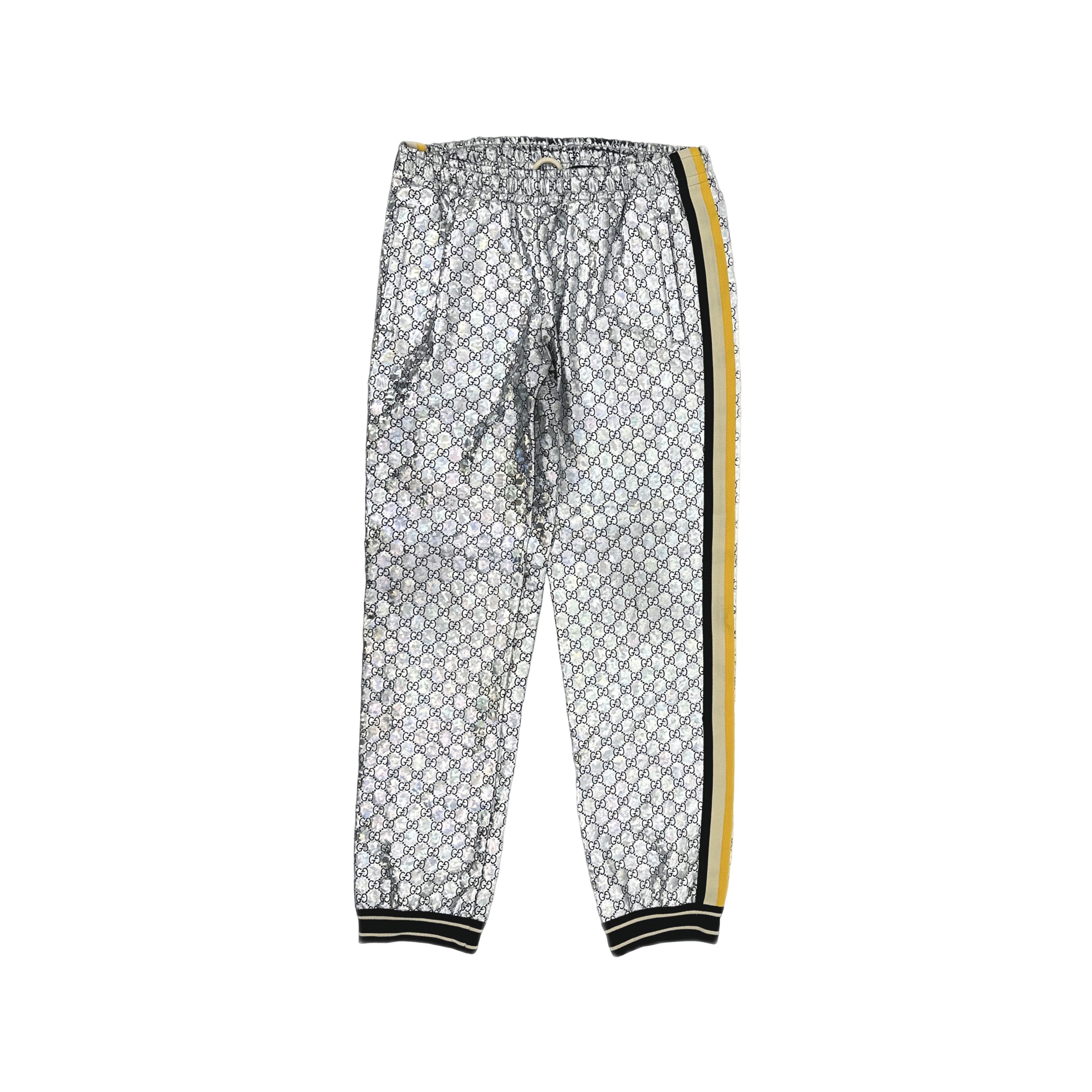 Gucci Gucci GG Logo Holographic Joggers Size M Size US 32 / EU 48 - 1 Thumbnail