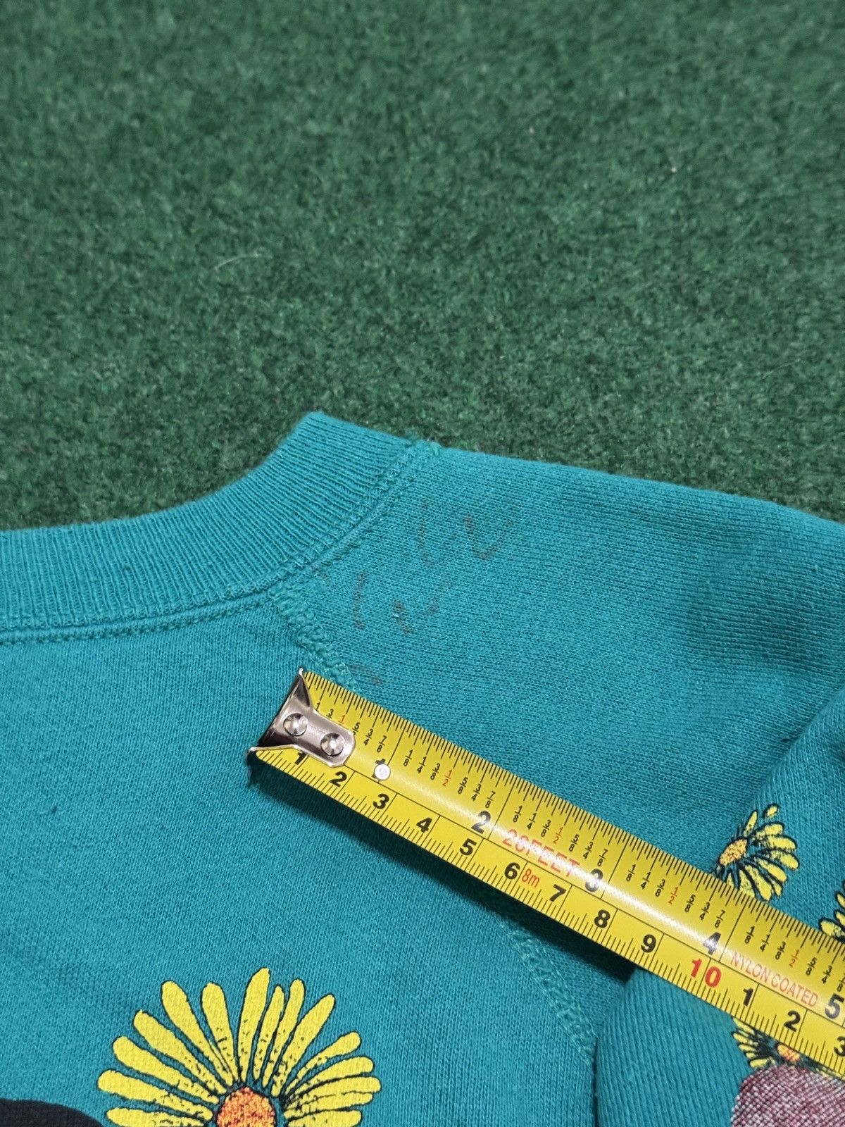 Vintage Clown Face Retro AOP Happy Sad Face 21x25 90s Sweatshirt Size L / US 10 / IT 46 - 7 Thumbnail