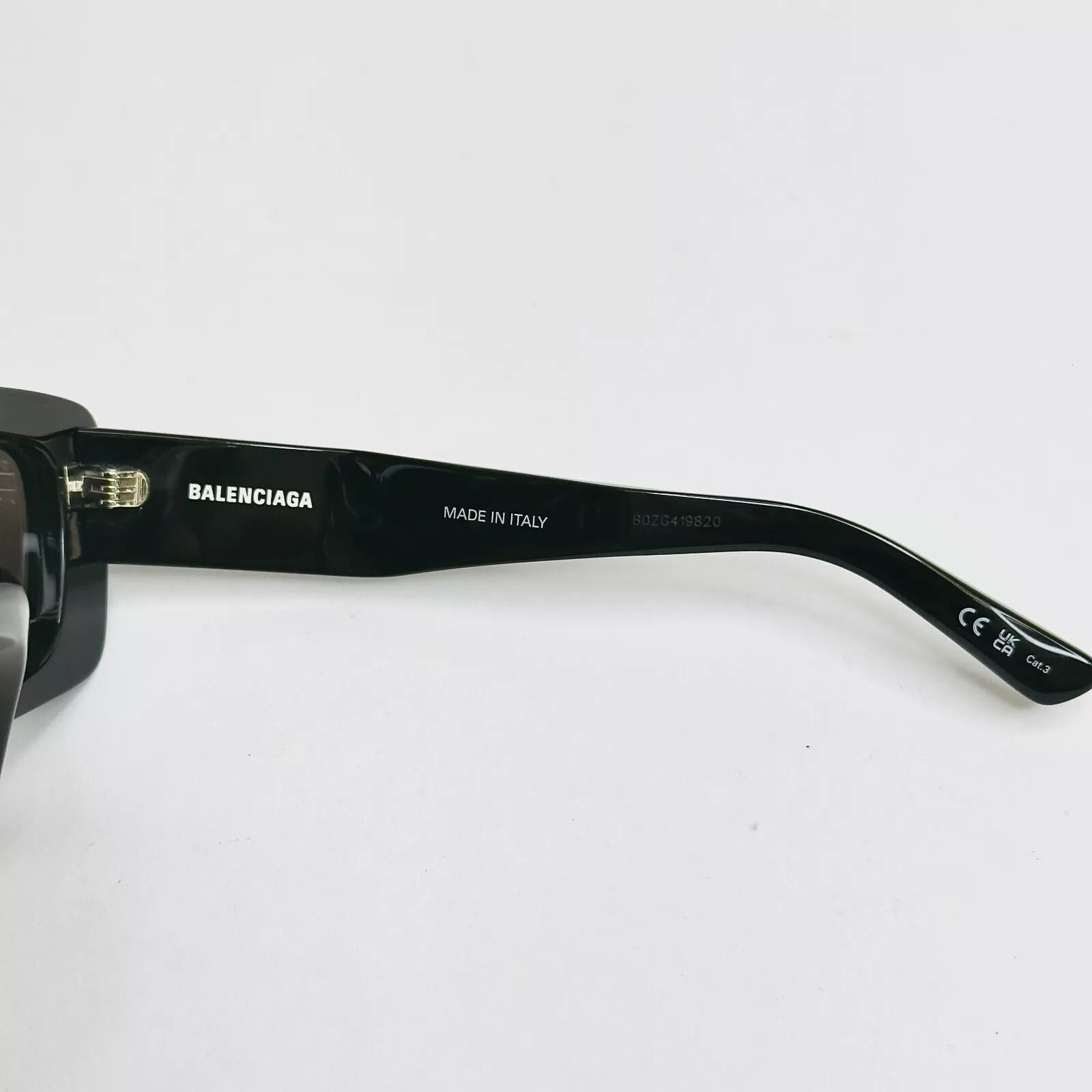 Balenciaga BALENCIAGA HAMPTONS SQUARE 0286 Black Fashion BB0286S 001 Size ONE SIZE - 5 Thumbnail