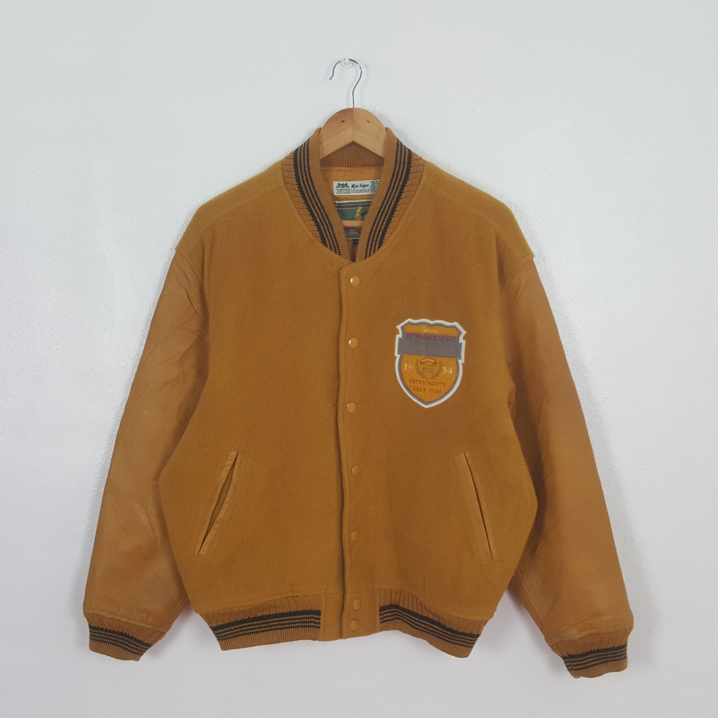 Vintage Vintage Mac Hope Competitor Varsity Jacket C305N4 Size US L / EU 52-54 / 3 - 3 Thumbnail