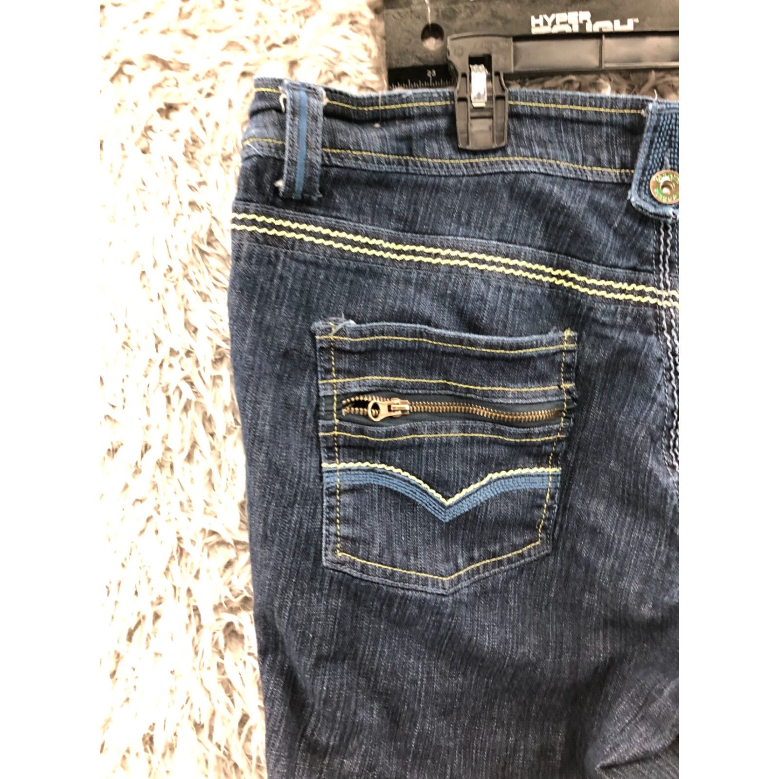 Vintage Venezia Bermuda Shorts Womens Plus Size 24 Mid Rise Dark Wash Blue Size 42" / US 20 - 6 Thumbnail