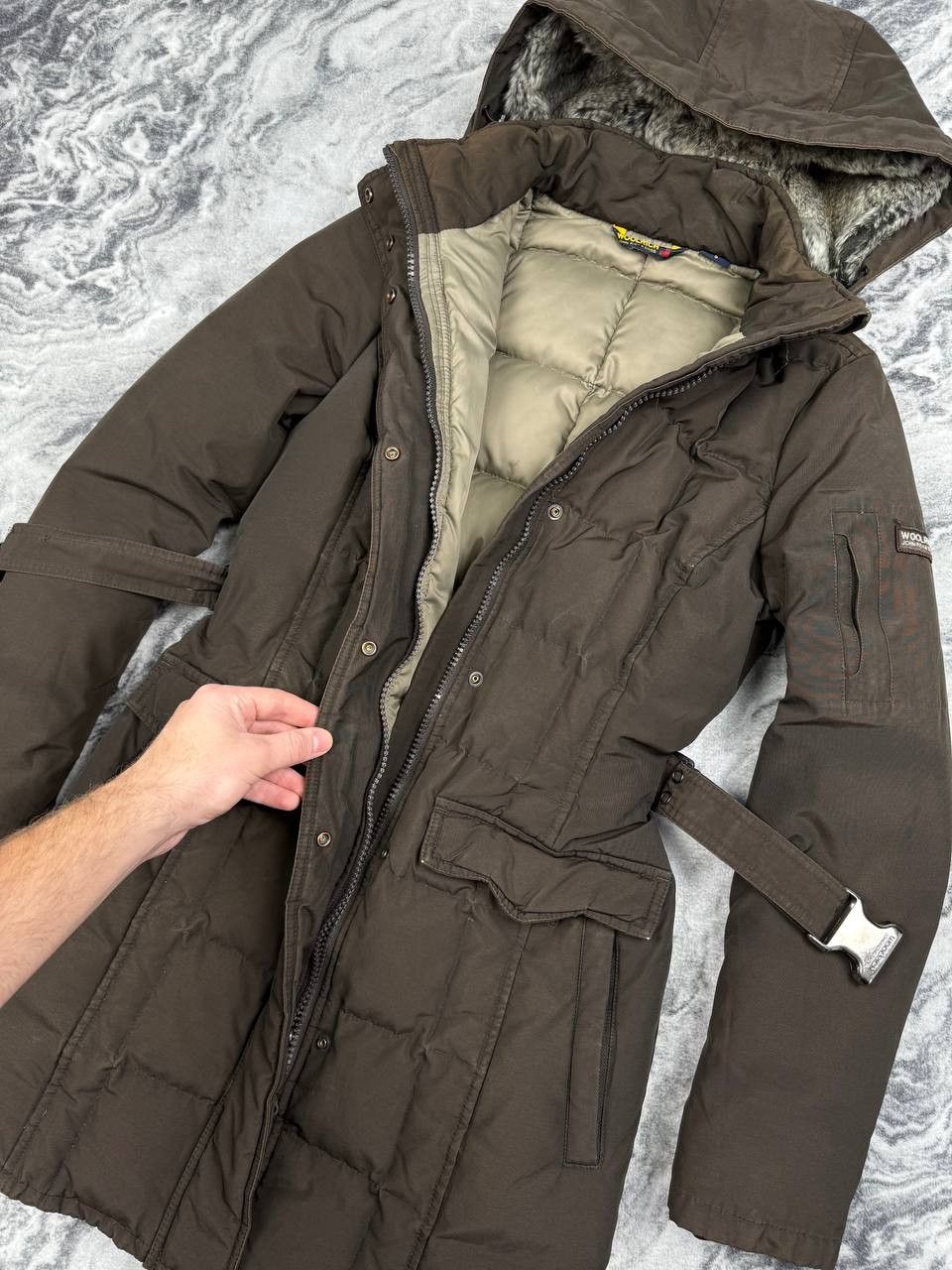 Woolrich Woolen Mills Woolrich Blizzard Parka Fur Hooded Down Jacket Winter Size S / US 4 / IT 40 - 7 Thumbnail