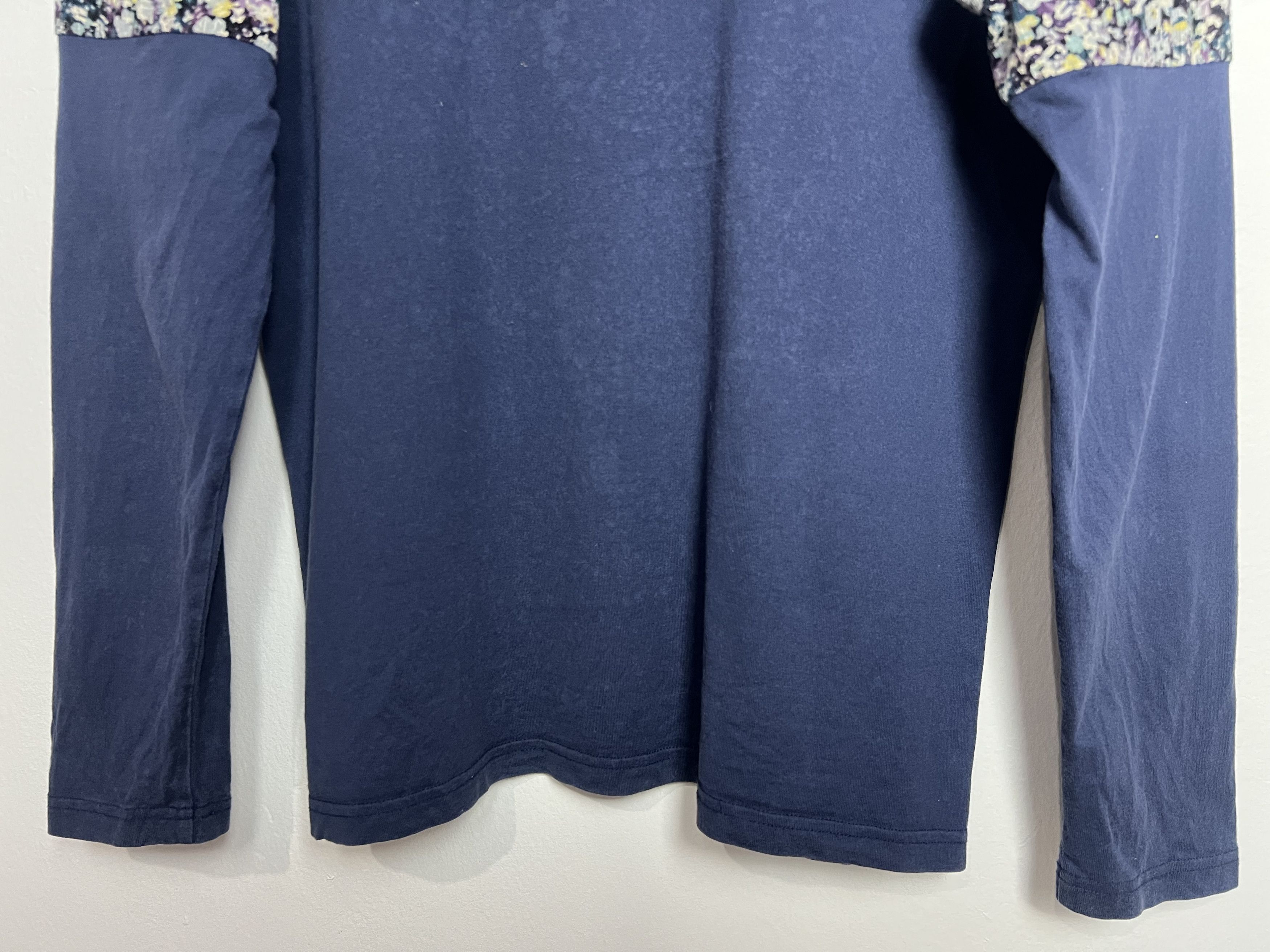 Ships Jet Blue Ships Jet Blue Stripe Cable Knit Long Sleeve T-shirt Size US L / EU 52-54 / 3 - 7 Thumbnail