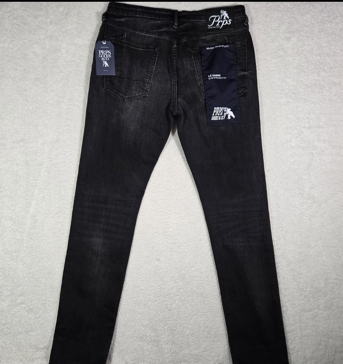 Prps PRPS Le Sabre Jeans Slim Straight Fit Mens Size 42x32 Size US 42 / EU 58 - 4 Thumbnail