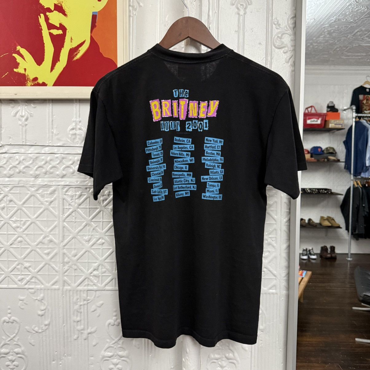 Other vintage 2001 britney spears graphic tour tshirt Size US M / EU 48-50 / 2 - 4 Thumbnail