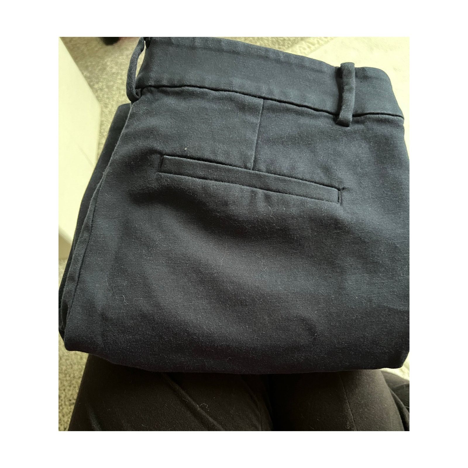 Loft Loft Riviera Slim Navy Midrise Cropped Ankle Pants Size 6 Size 28" / US 6 / IT 42 - 8 Thumbnail