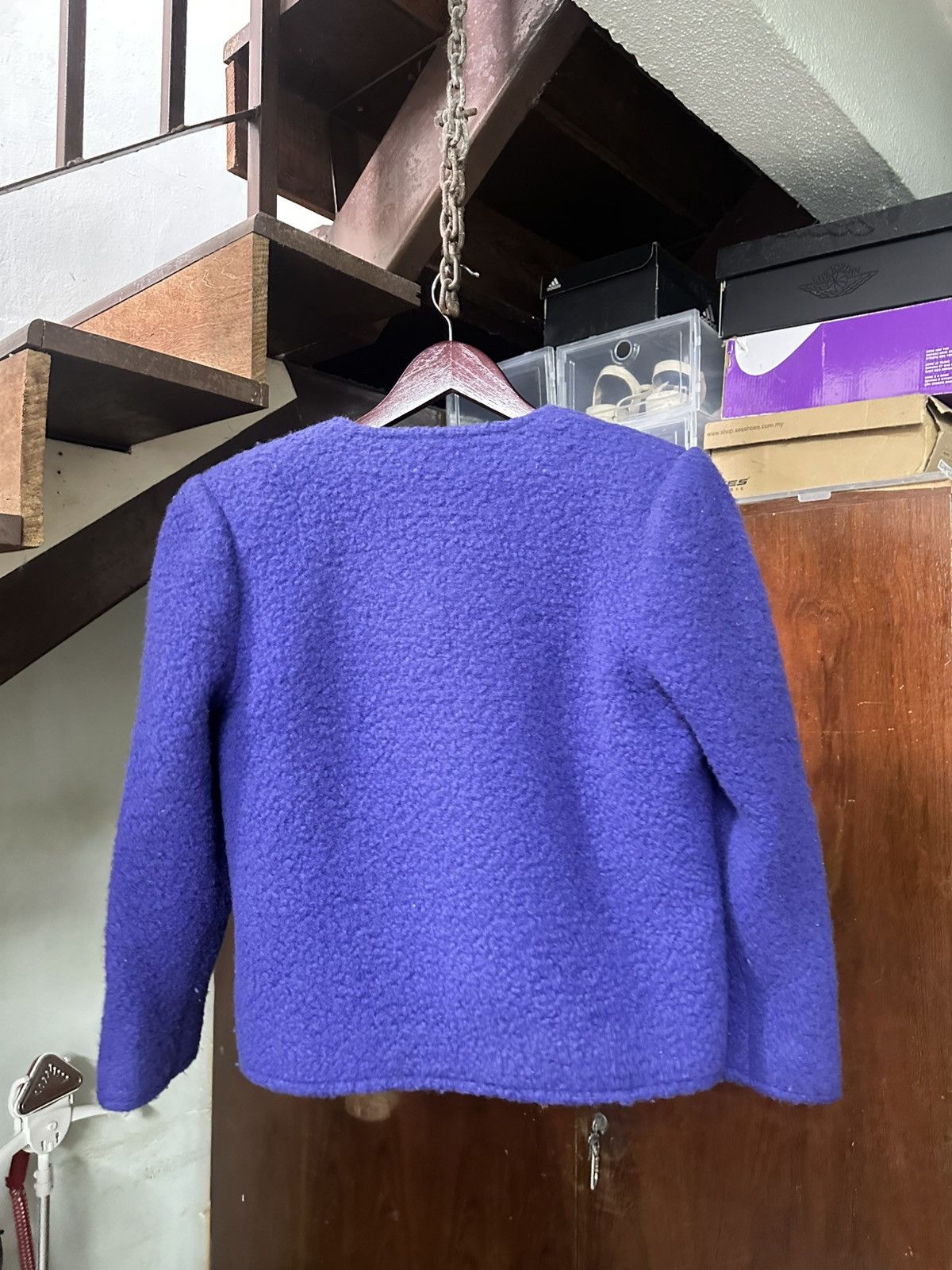 Lanvin Lanvin Paris Fleece Crop Top Coat Size S / US 4 / IT 40 - 7 Thumbnail