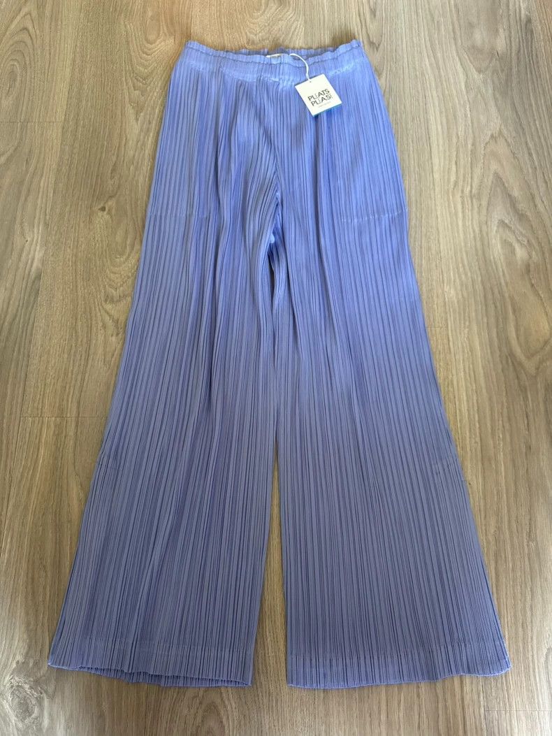 Issey Miyake issey miyake size:3 Purple pleated pants 2506-Nextarrow Size 42" / US 20 - 1 Thumbnail