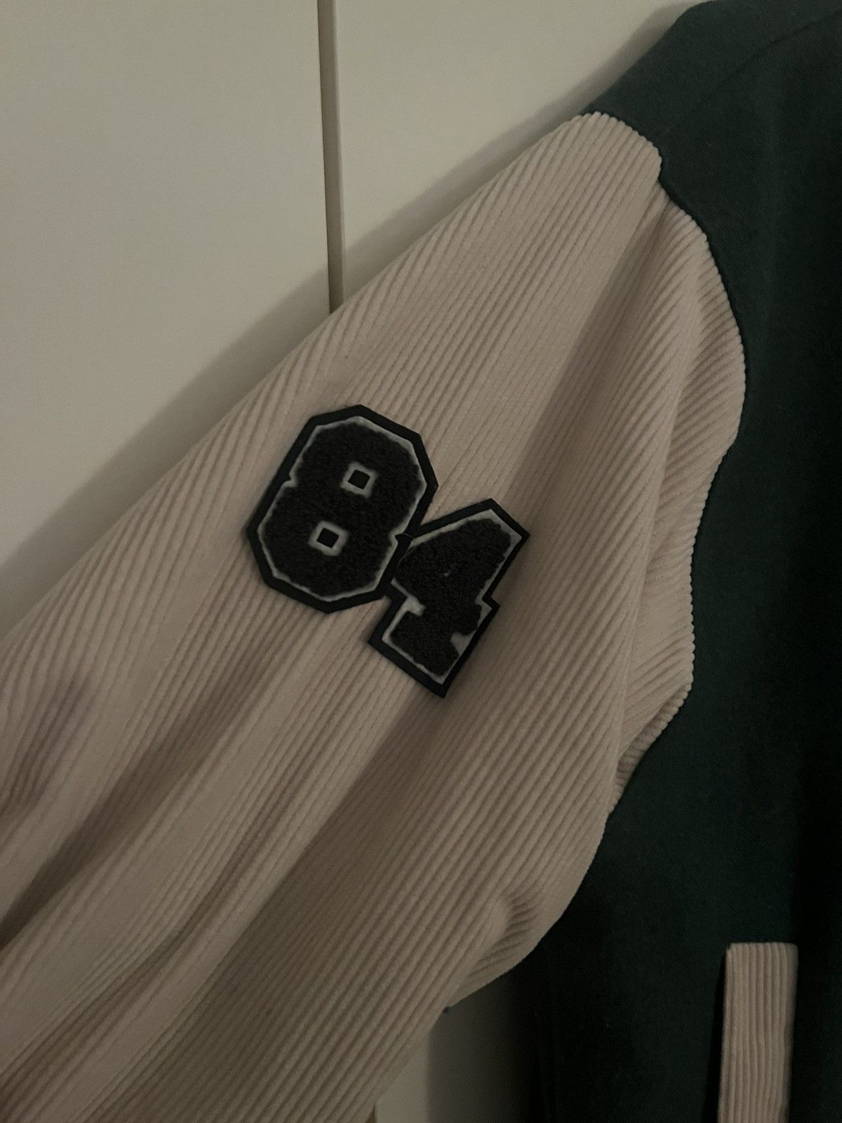 Other green/beige peace varsity jacket Size US M / EU 48-50 / 2 - 6 Thumbnail