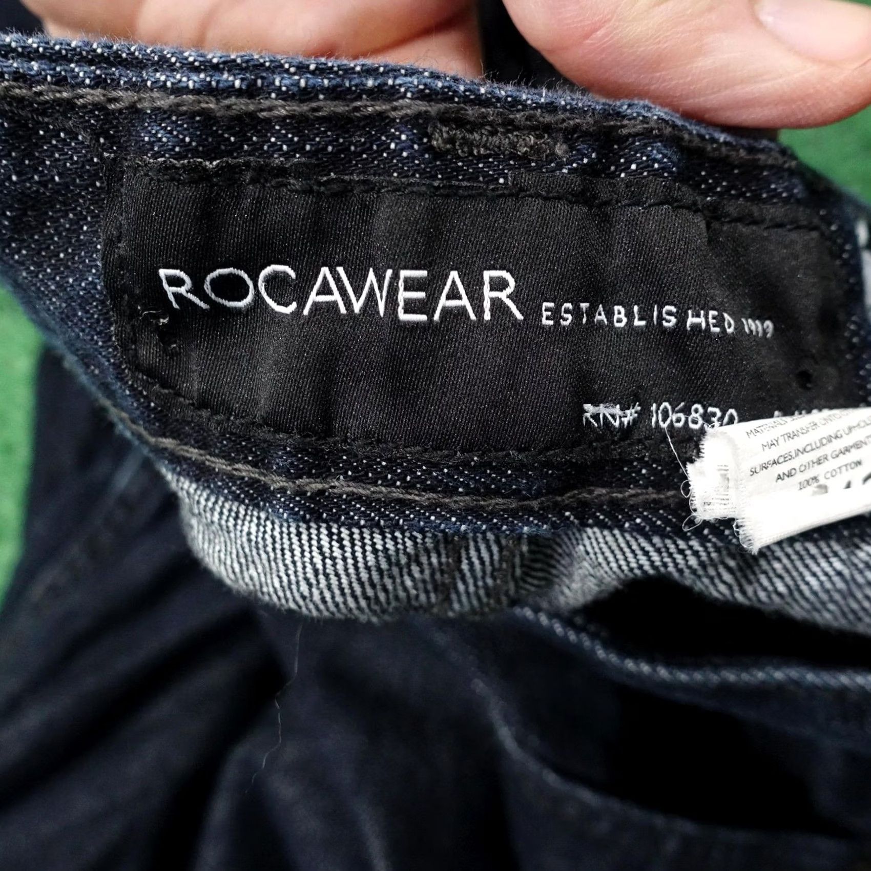 Rocawear VINTAGE Rocawear Jeans Mens 42 Blue Dark Wash Original Fit Straight Denim Pants Size US 42 / EU 58 - 7 Thumbnail