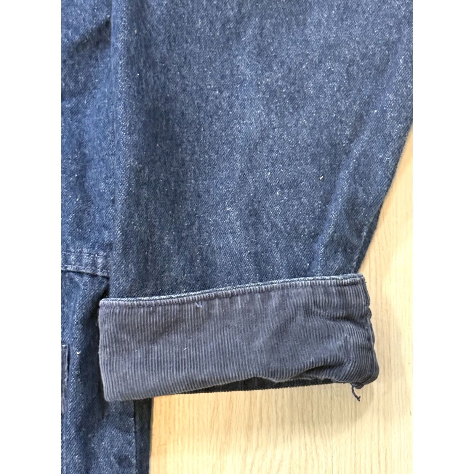 Vintage VINTAGE Osh Kosh B’Gosh Denim/Corduroy Engineer Jacket XL Men Blue 80s USA Bomber Jacket Size US XL / EU 56 / 4 - 6 Thumbnail