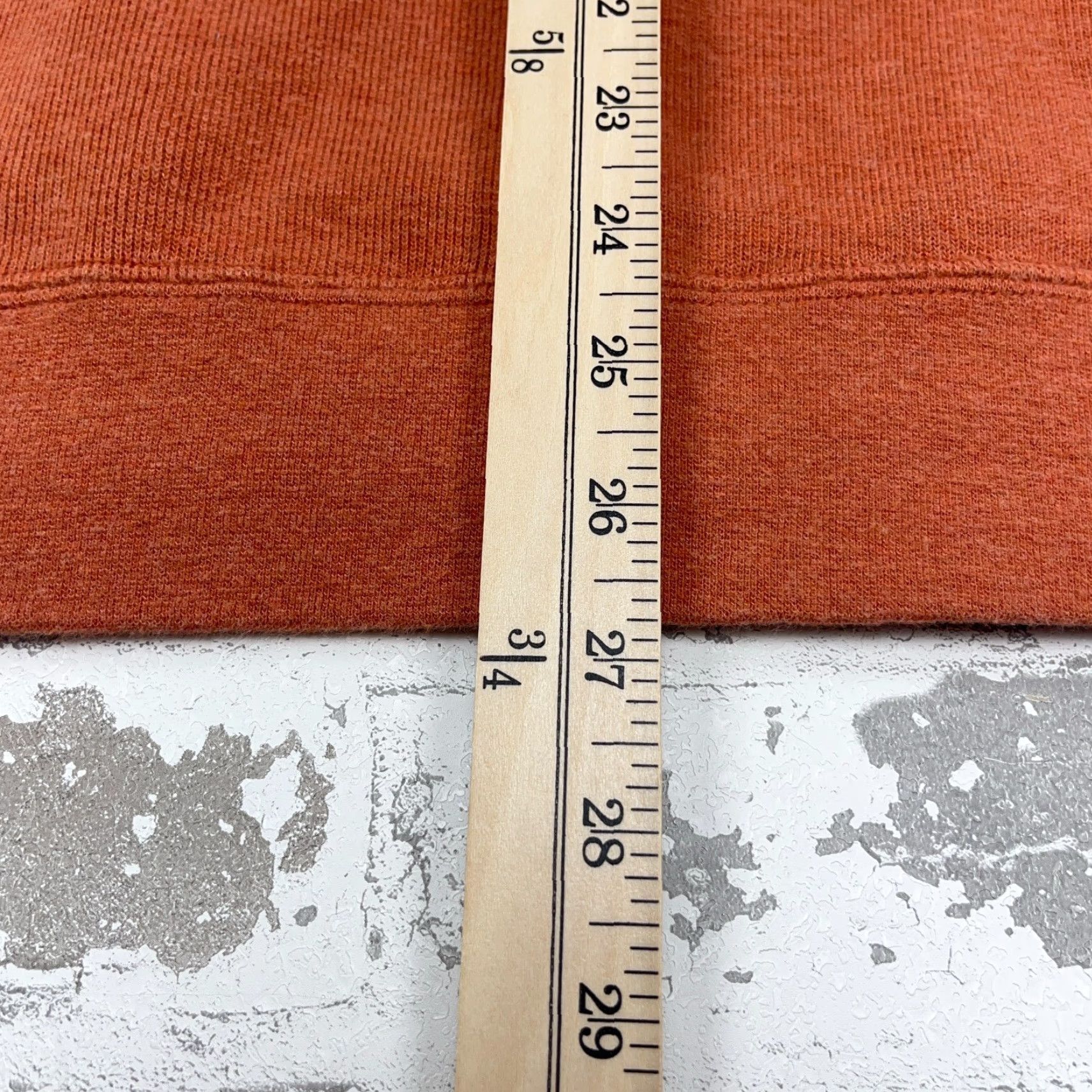 Orvis Orvis Sweater Men XL Orange Pull Over Quarter Zip Knit Sweatshirt Fishing Adult Size US XL / EU 56 / 4 - 7 Thumbnail