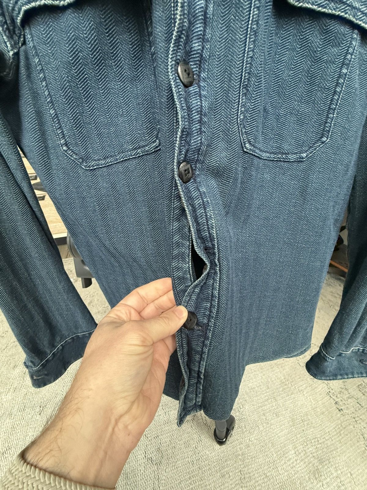 RRL Ralph Lauren RRL denim shirt Size US S / EU 44-46 / 1 - 10 Thumbnail