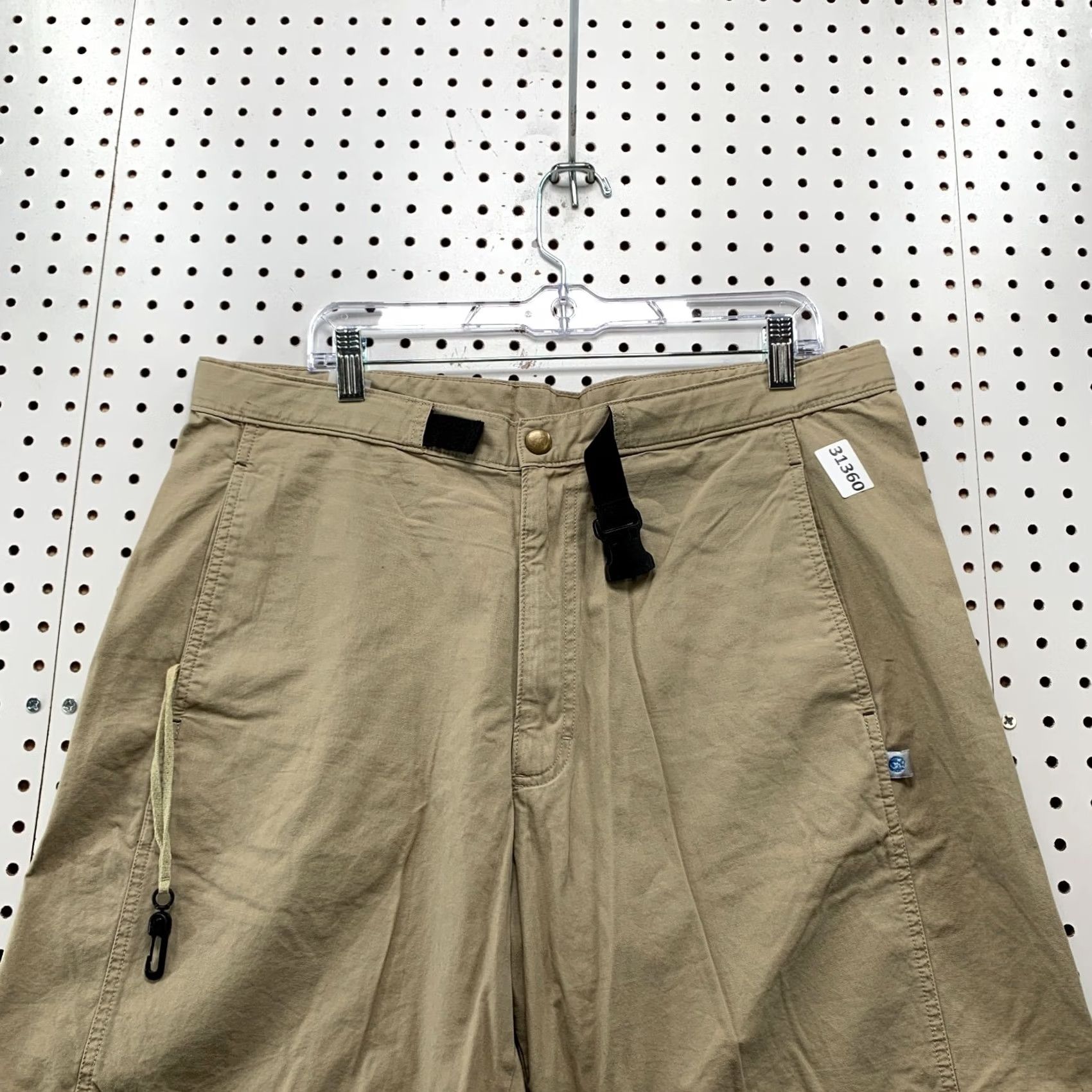 Vintage VINTAGE Woolrich Hiking Shorts Mens 38x8 Brown Outdoor Cargo Belted Woolrich Outdoor Mens 38 Brown Size US 38 / EU 54 - 2 Thumbnail