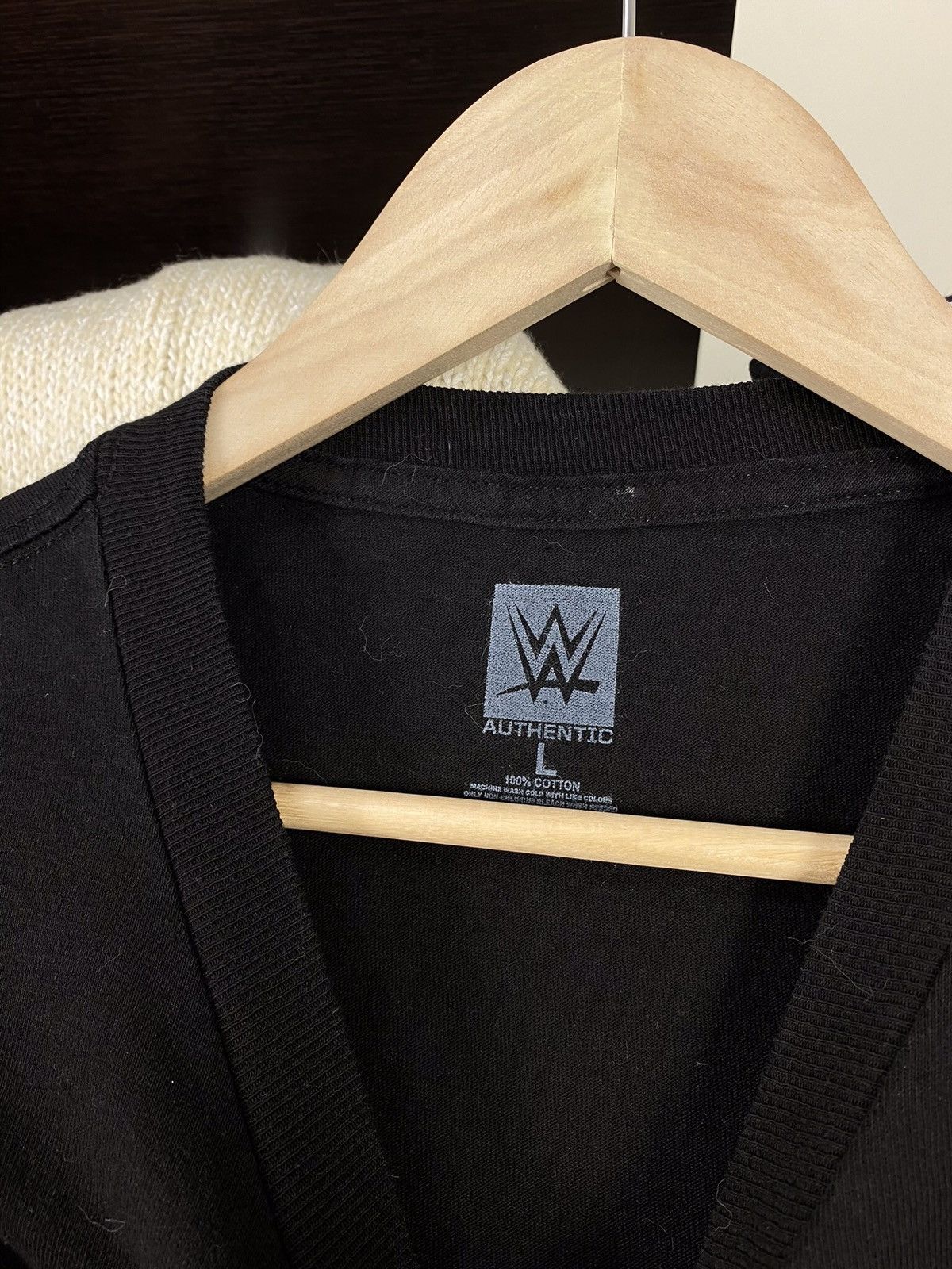 Other × Vintage × WWE Vintage THE MAN WWE Wrestling Black TEE Size US L / EU 52-54 / 3 - 6 Thumbnail