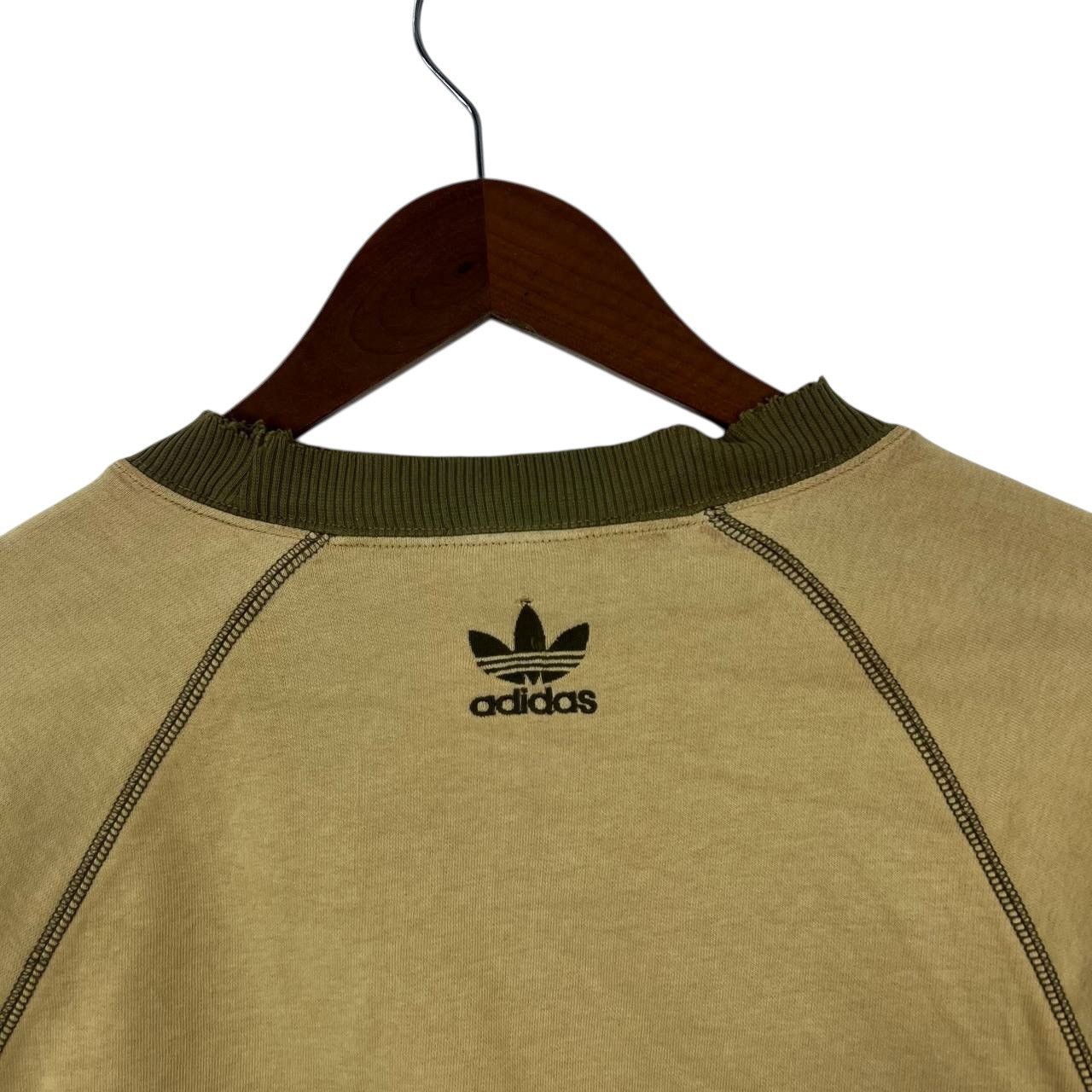 Adidas Vintage ADIDAS ORIGINALS TREFOIL Distress Thrashed Sweatshir Size US XXL / EU 58 / 5 - 9 Thumbnail