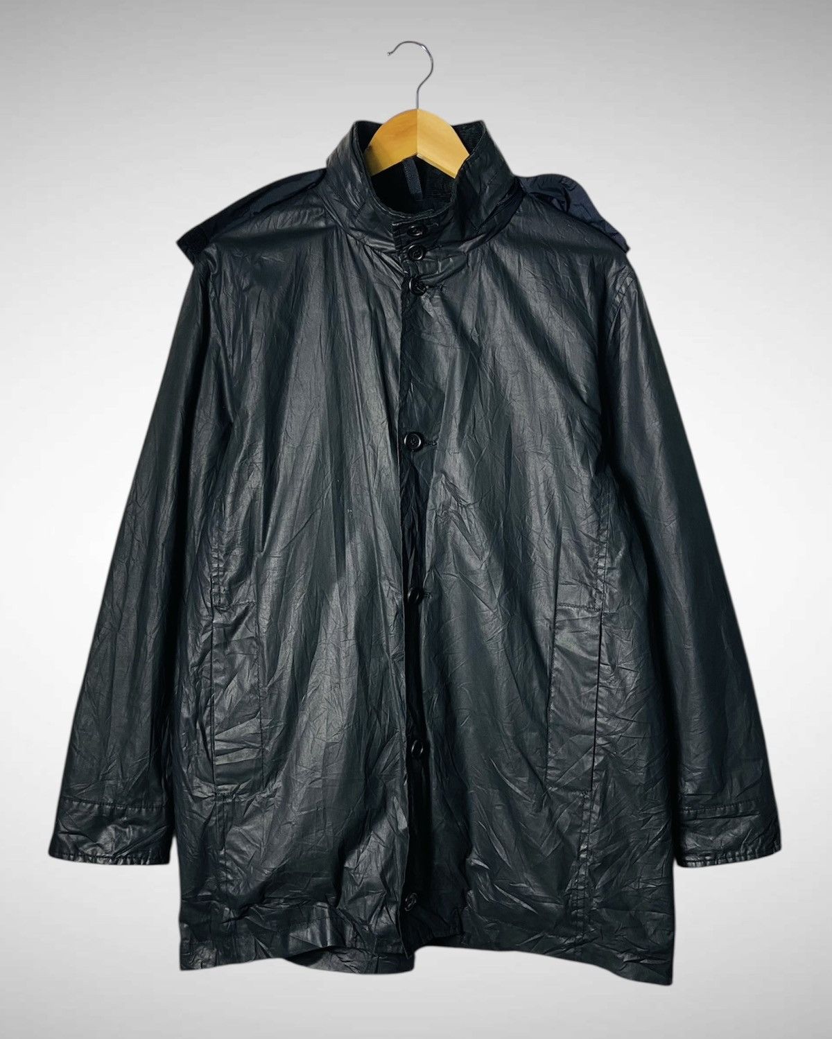 Margaret Howell Vintage Margaret Howell Wax Jacket (Hidden Hoodie) Size US L / EU 52-54 / 3 - 1 Thumbnail