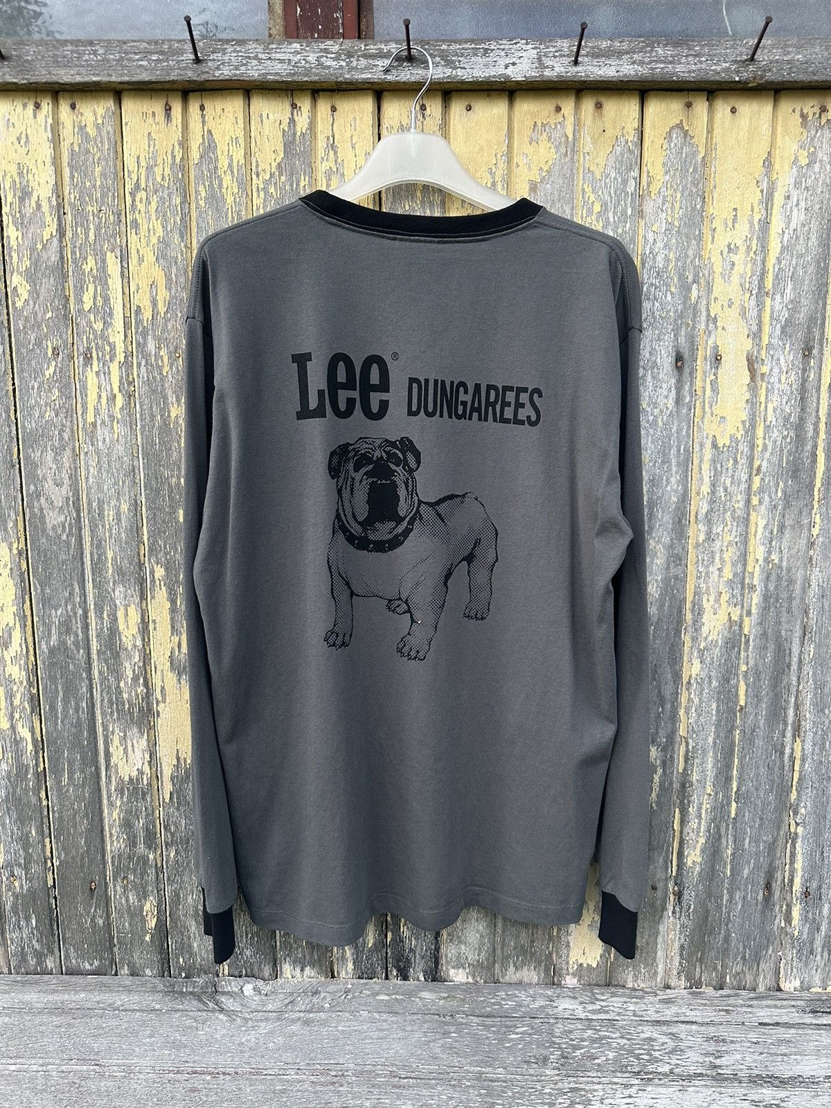 Lee × Vintage Vintage Lee Dungarees Big Logo Long Sleeve A522 Size US M / EU 48-50 / 2 - 3 Thumbnail
