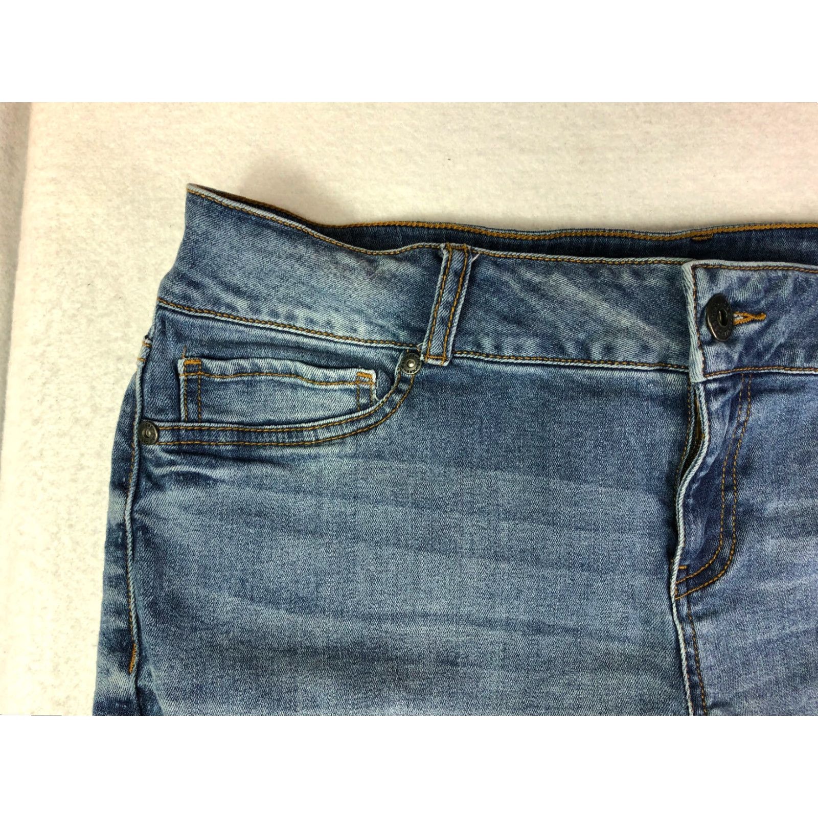 Vintage Maurices Distressed Straight Leg Jeans Womens Size XL-S 33x27 Blue Denim Regular Fit Vintage No Size 40" / US 18 - 3 Thumbnail
