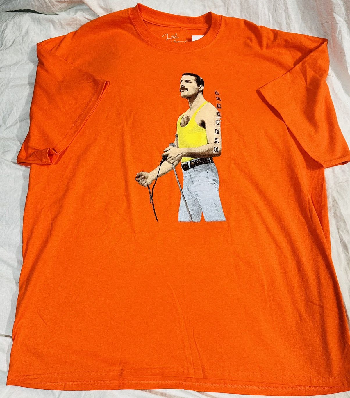 Band Tees NWT Freddie Mercury Official Merch 2X 100 Cotton Grailed