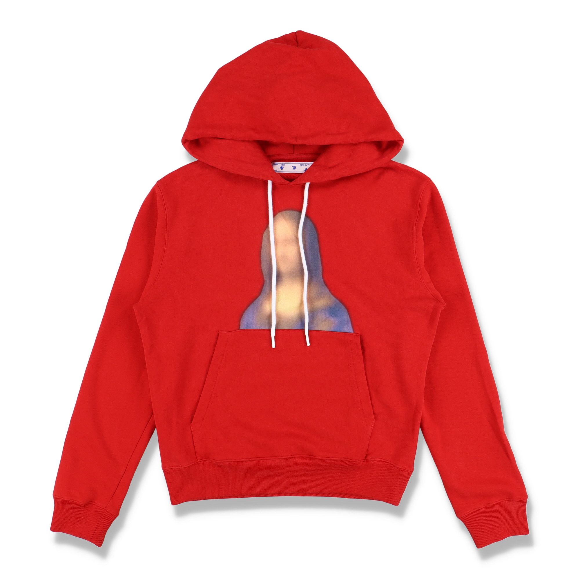 Red Blurred Mona Lisa Arrows Hoodie
