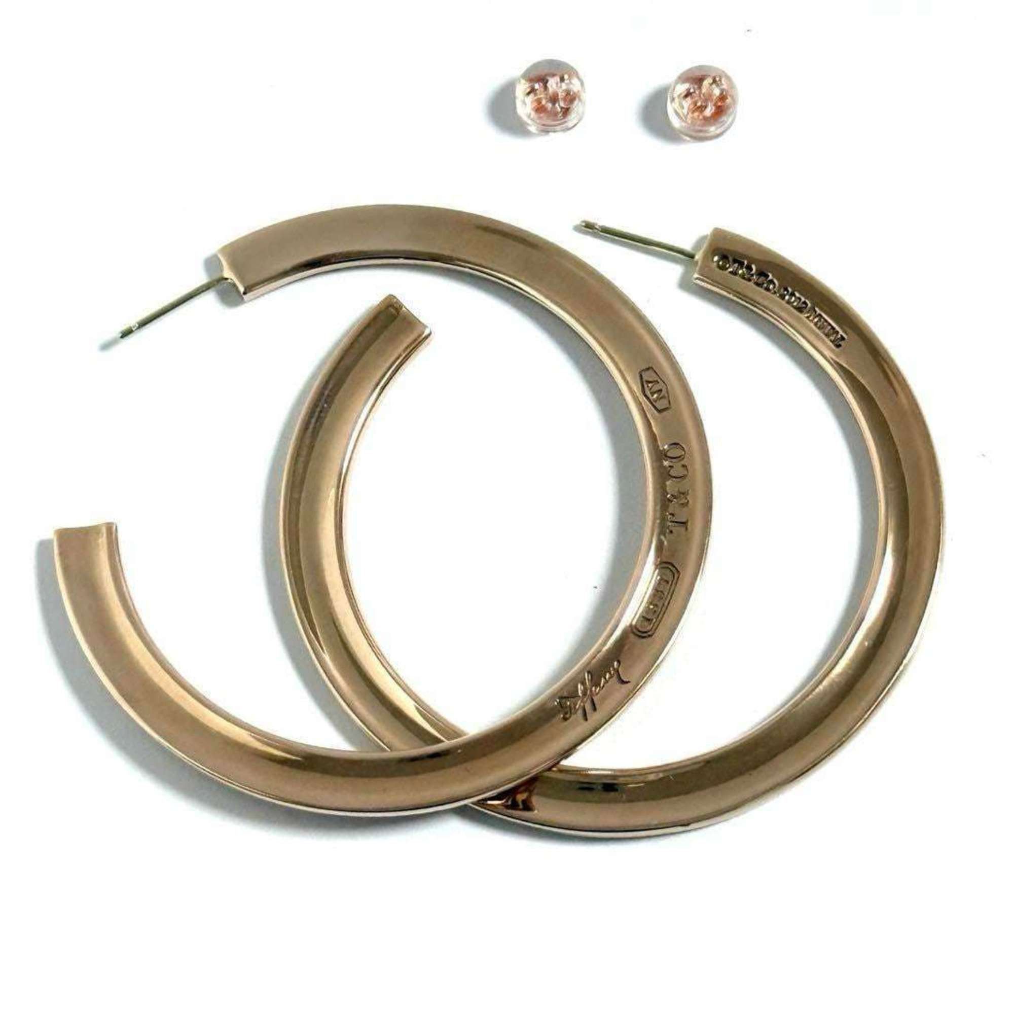 Tiffany & Co. Tiffany Women's Hoop Earrings in Rubedo Metal 1837 Size ONE SIZE - 1 Thumbnail