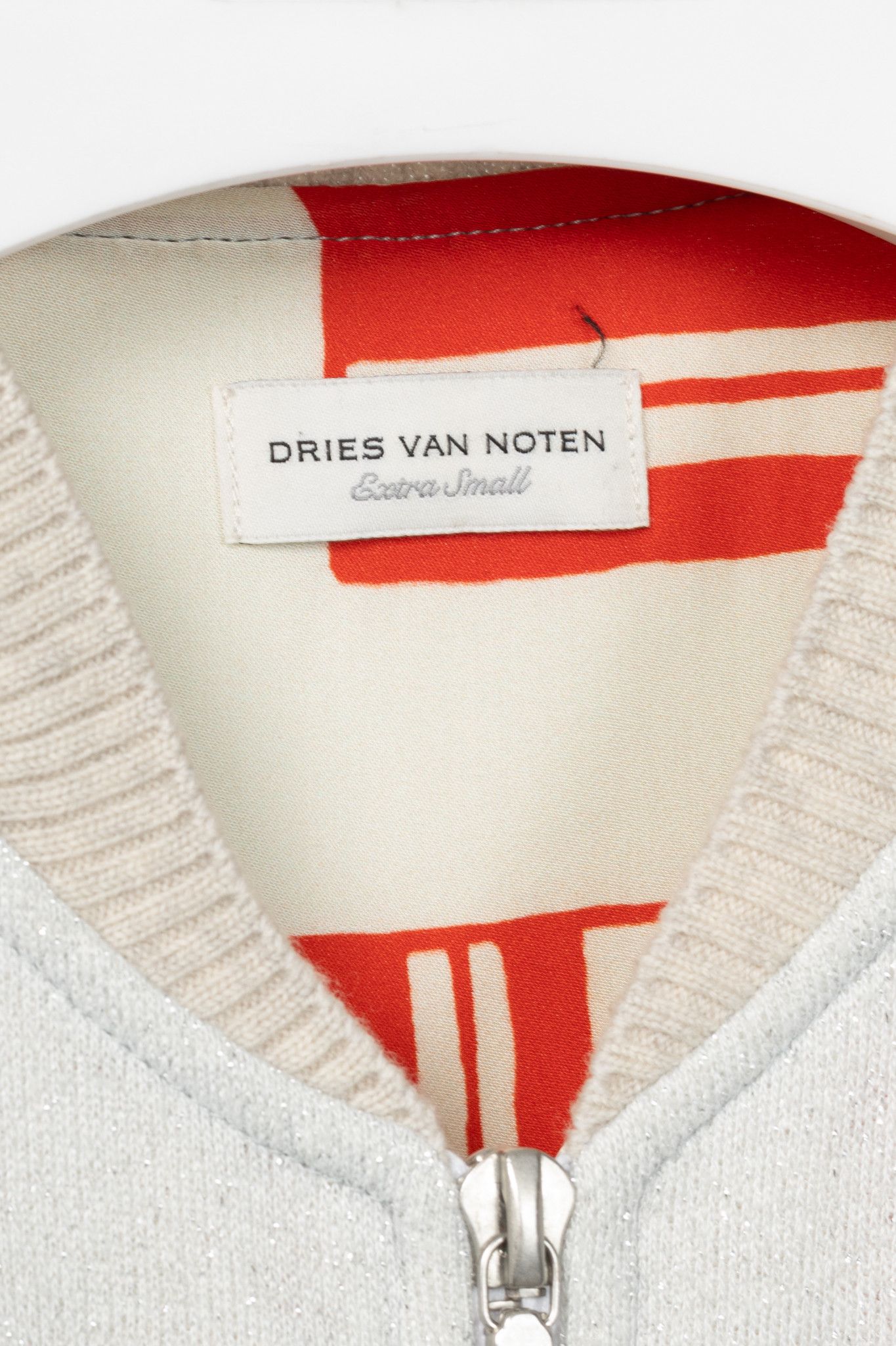 Dries Van Noten Dries Van Noten SS18 Hando Cotton-Blend Lurex-Knit Bomber Size XS / US 0-2 / IT 36-38 - 4 Thumbnail